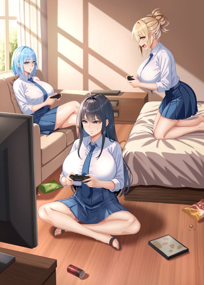 俺の部屋、入りびたりギャルだらけ -爆乳美ギャルと4P中出しライフ- 無料立ち読み2