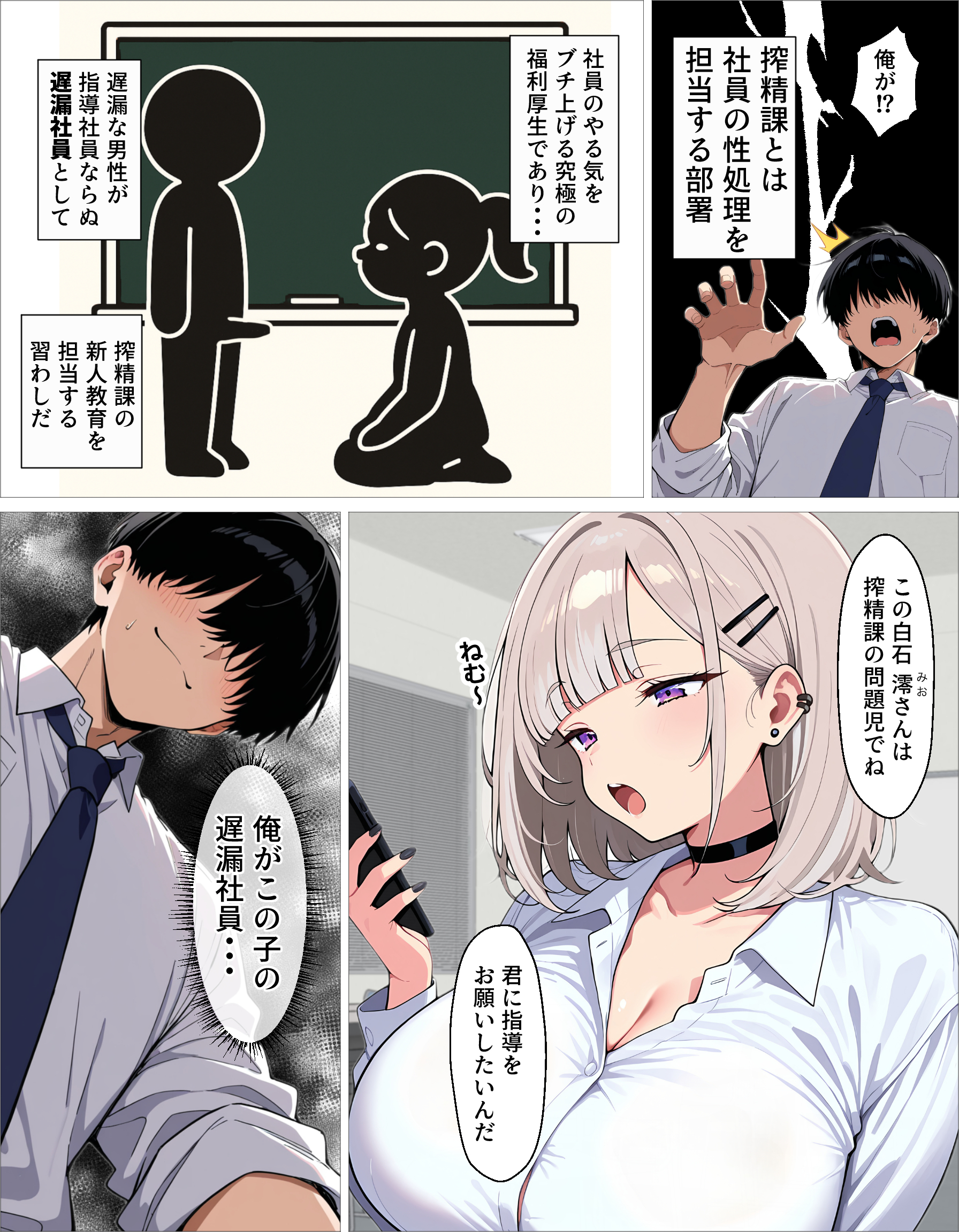 新卒のダウナーギャルが「だる…」って言いながら搾精してくれる話 無料立ち読み6