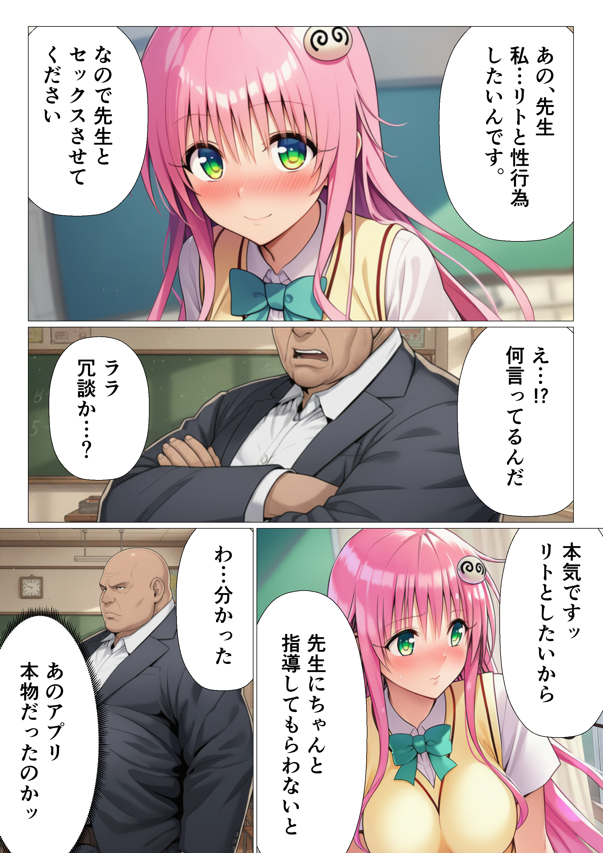 もし女子生徒全員が先生の性活指導を受けるのが常識になったら【ToL◯VEる編】 無料立ち読み6
