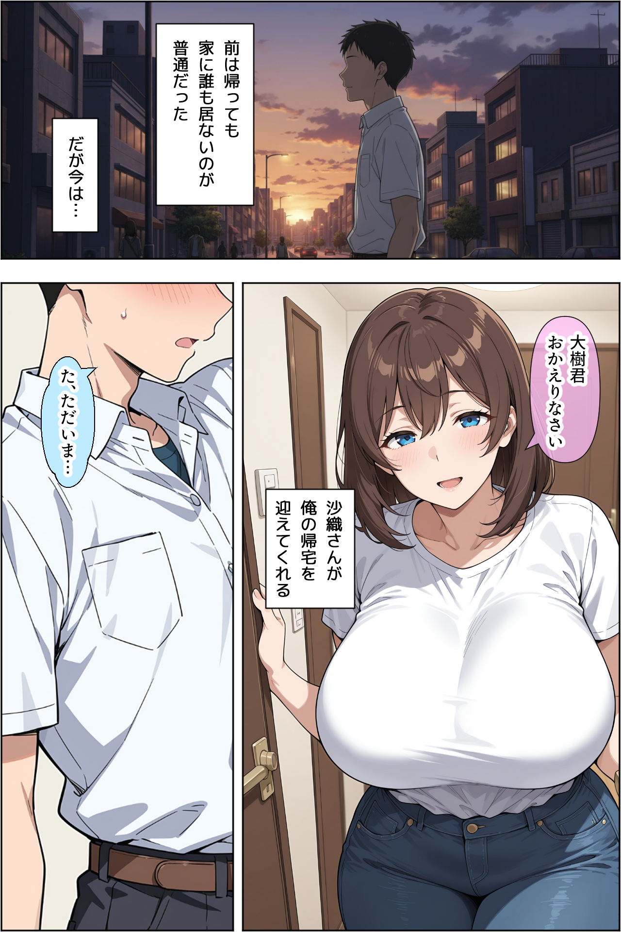 父親の再婚相手（38）の無自覚ドスケベボディで息子のチンイラが限界な件 無料立ち読み6