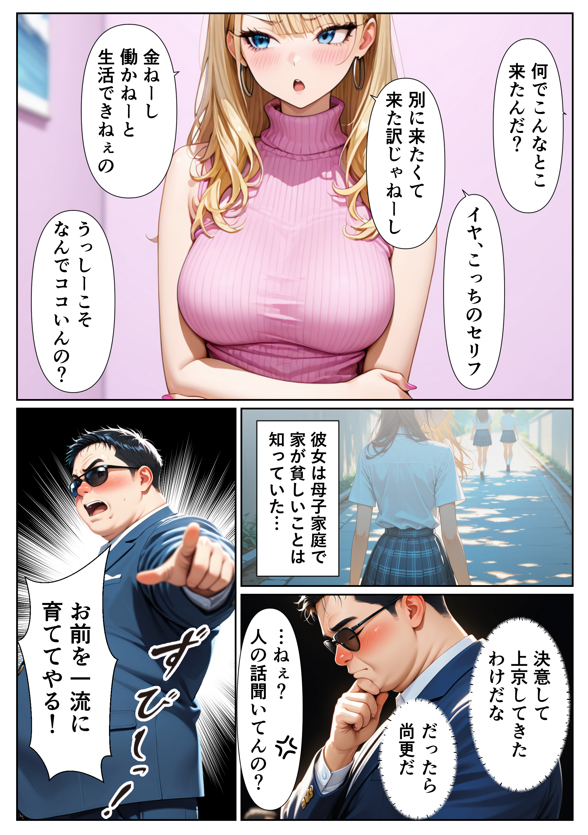 デリヘル嬢になった生意気なギャル 禁断の性指導でわからせた話 無料立ち読み8