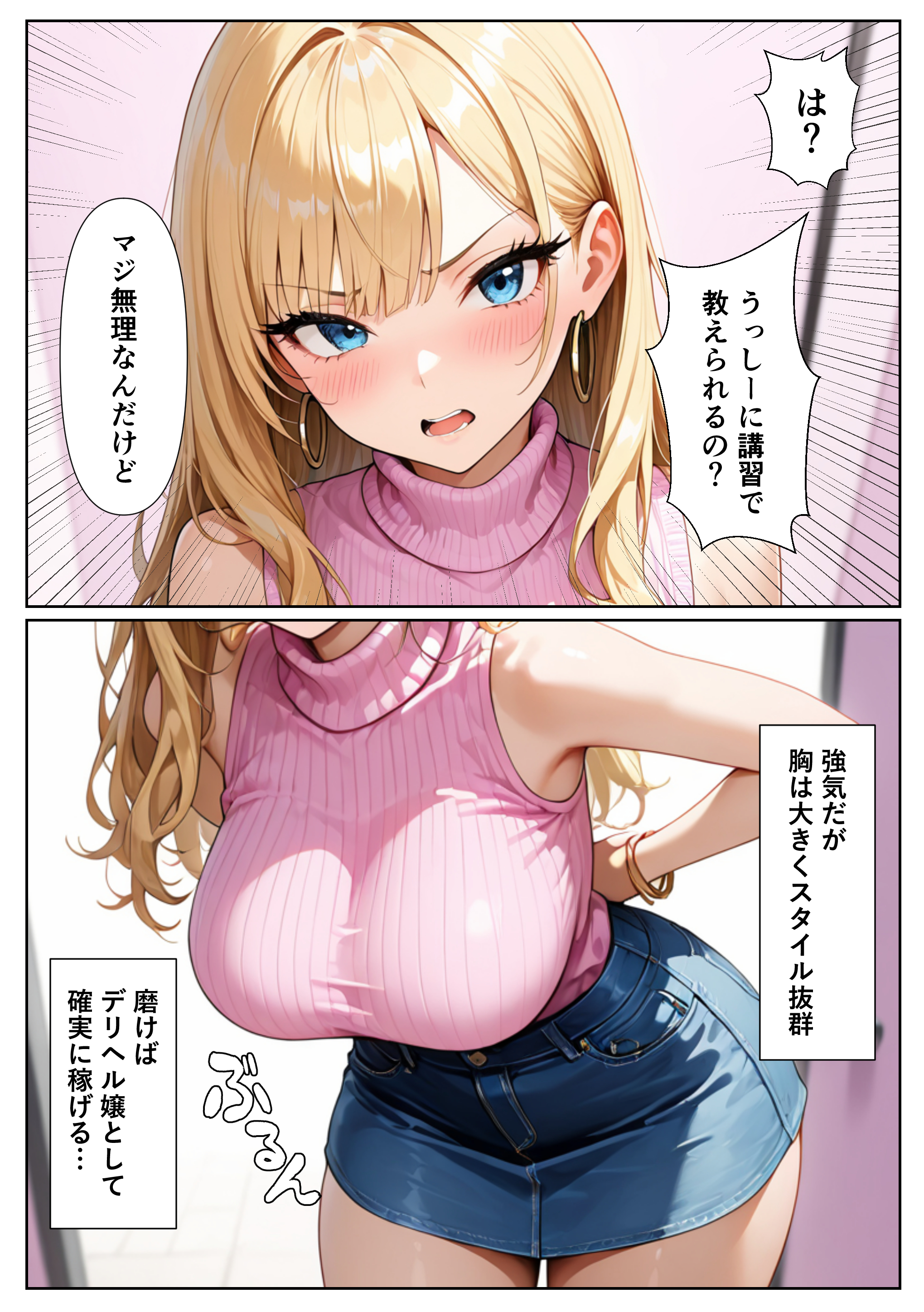 デリヘル嬢になった生意気なギャル 禁断の性指導でわからせた話 無料立ち読み10