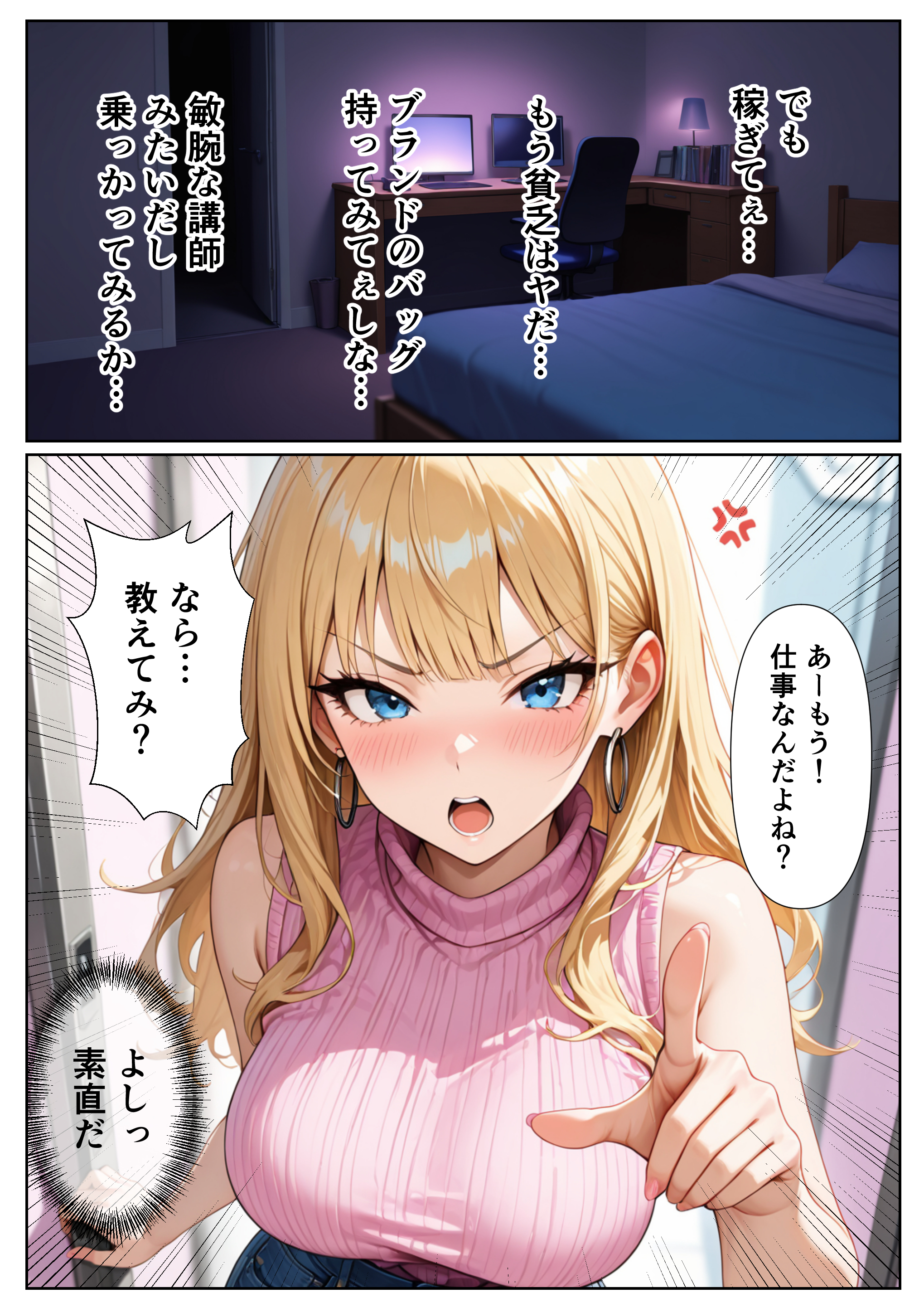 デリヘル嬢になった生意気なギャル 禁断の性指導でわからせた話 無料立ち読み17