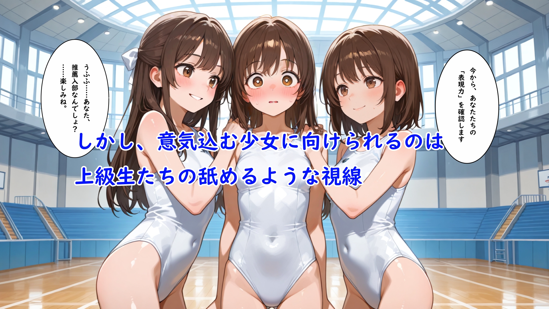 推薦で入部した新体操部の先輩に性玩具として敏感な性感帯を弄ばれ何回イってもやめてもらえない女の子 無料立ち読み3