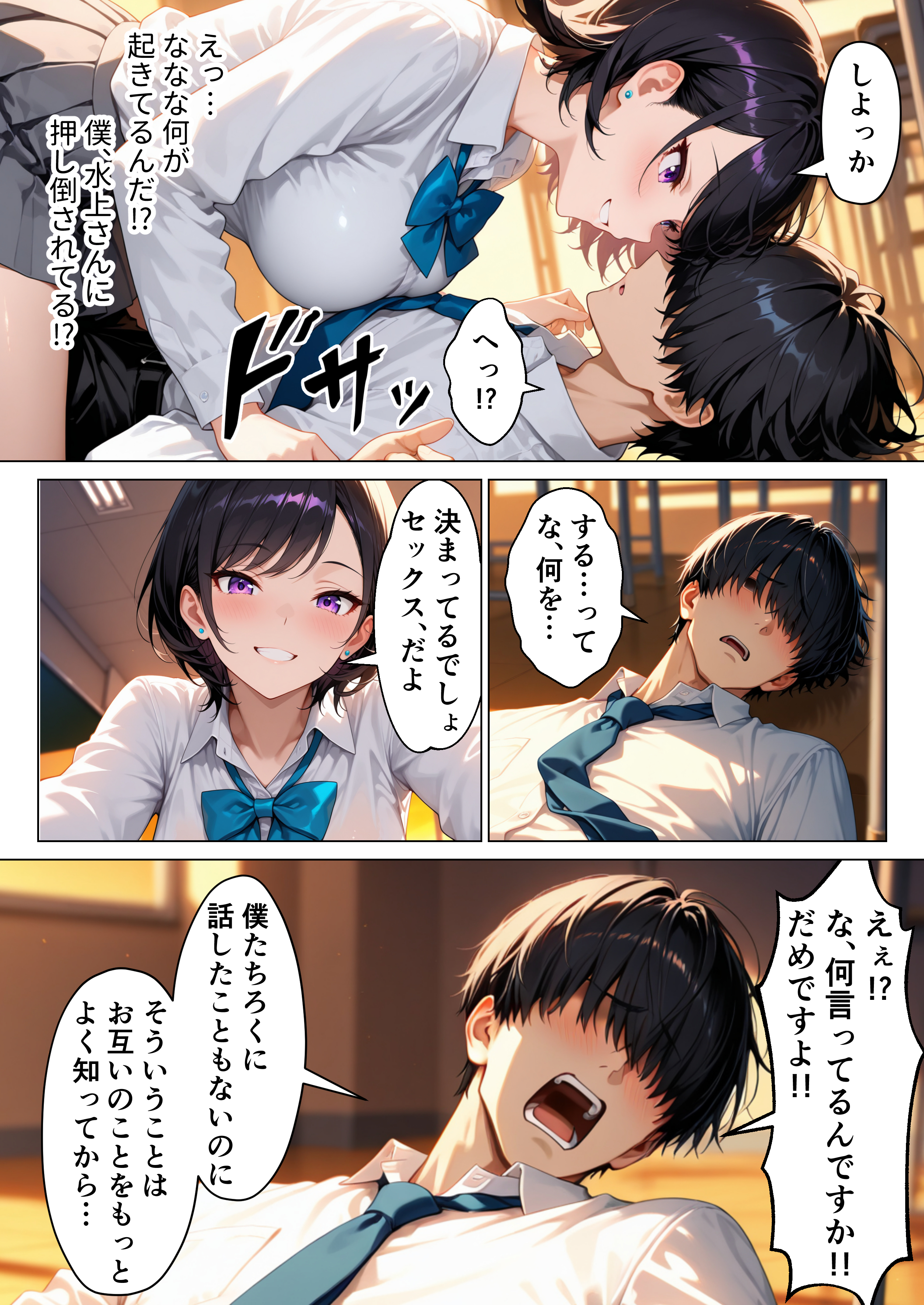 クールギャルと付き合うことになった童貞の僕が本能むき出し中出しセックスする話 無料立ち読み9