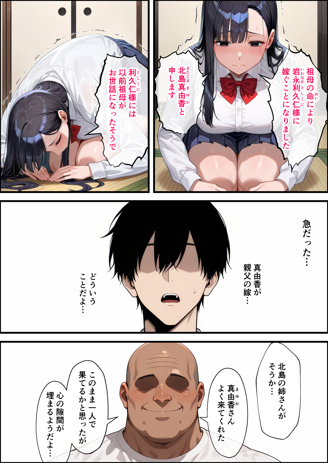 父の子を孕む彼女、彼女が母になった日〜最愛の彼女が寝取られて、父とボテ腹セックスの日々を過ごす 無料立ち読み8
