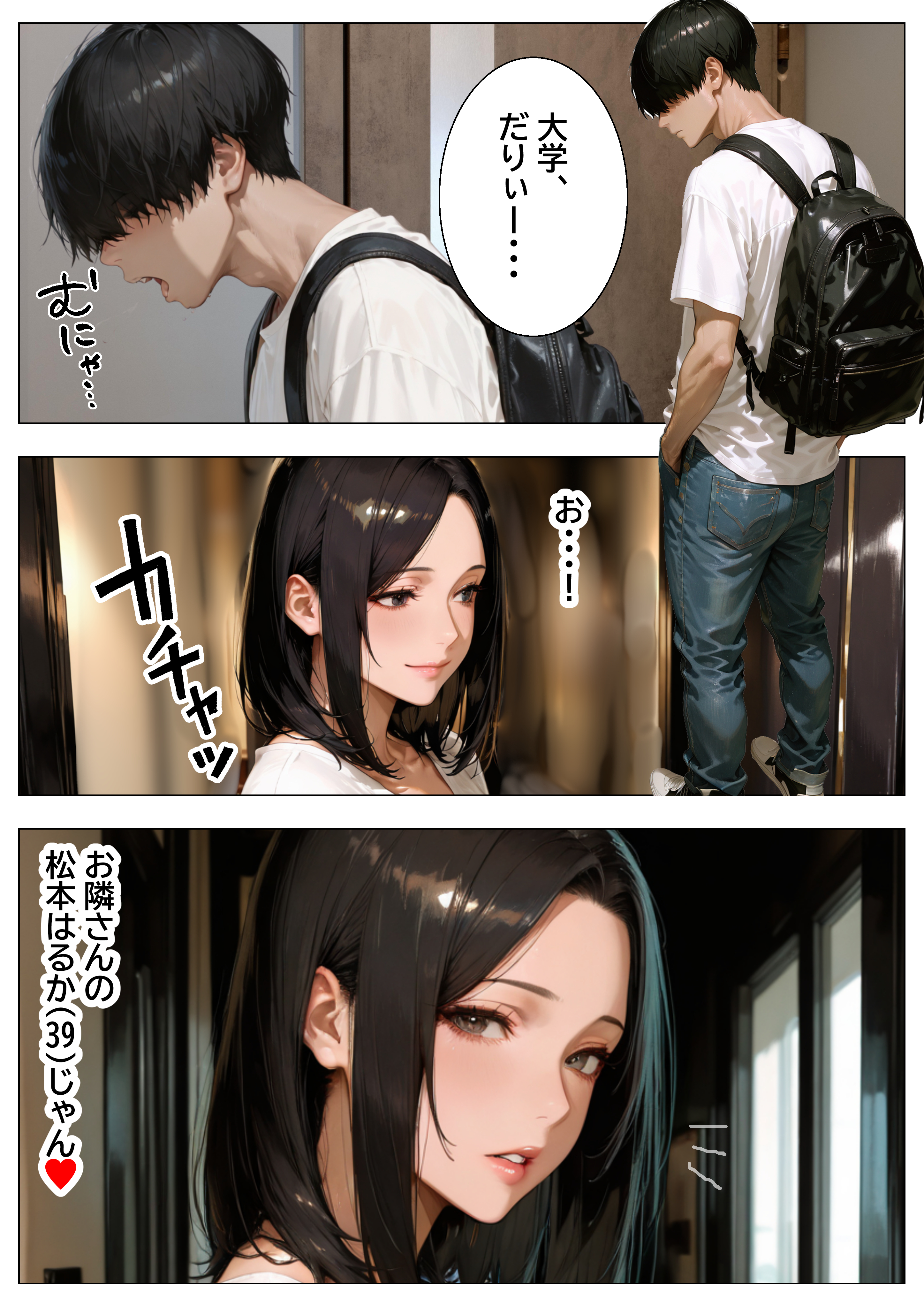 隣人で憧れの清楚系人妻→傷心サレ妻を慰めて濃厚あまあまセックスしたら潮吹き絶頂してセフレ化した話 無料立ち読み1