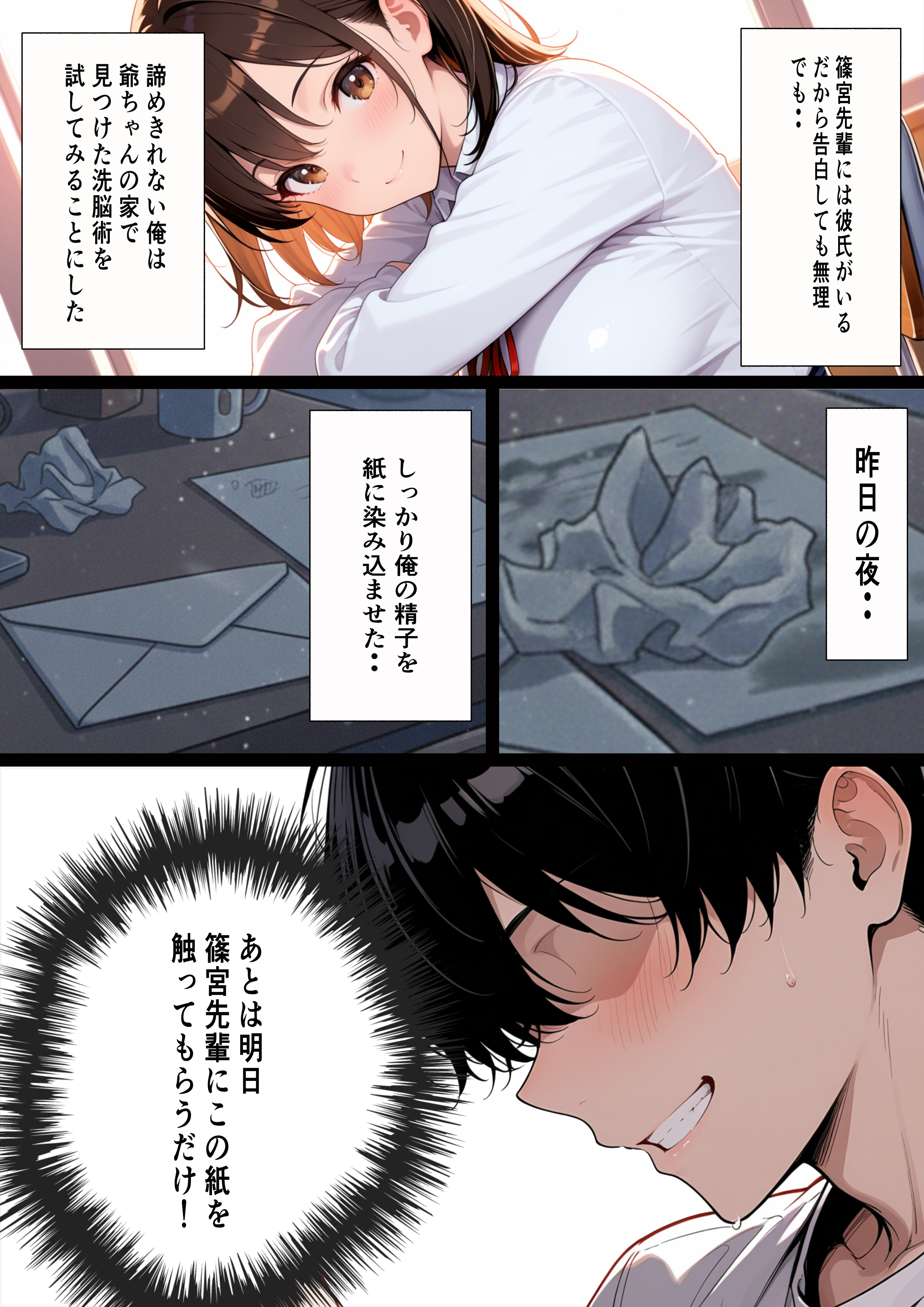 洗脳術を手に入れた俺は大好きな先輩をオナホ化した話 無料立ち読み6