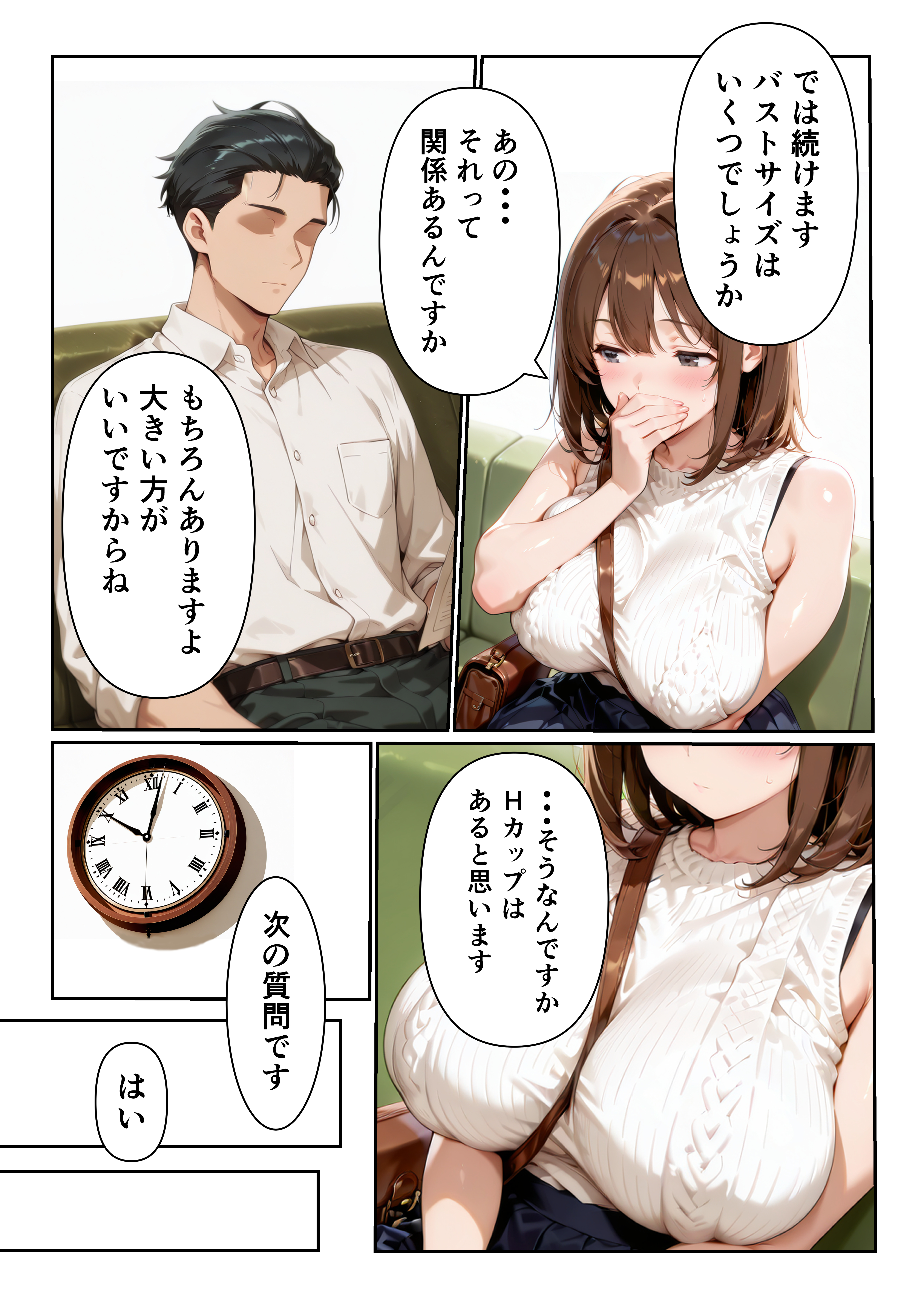 爆乳大学生がSNSで大人気のスイーツ店にバイトに行ったら、搾乳されて、種付けメス牛になっちゃっいました！ 無料立ち読み4
