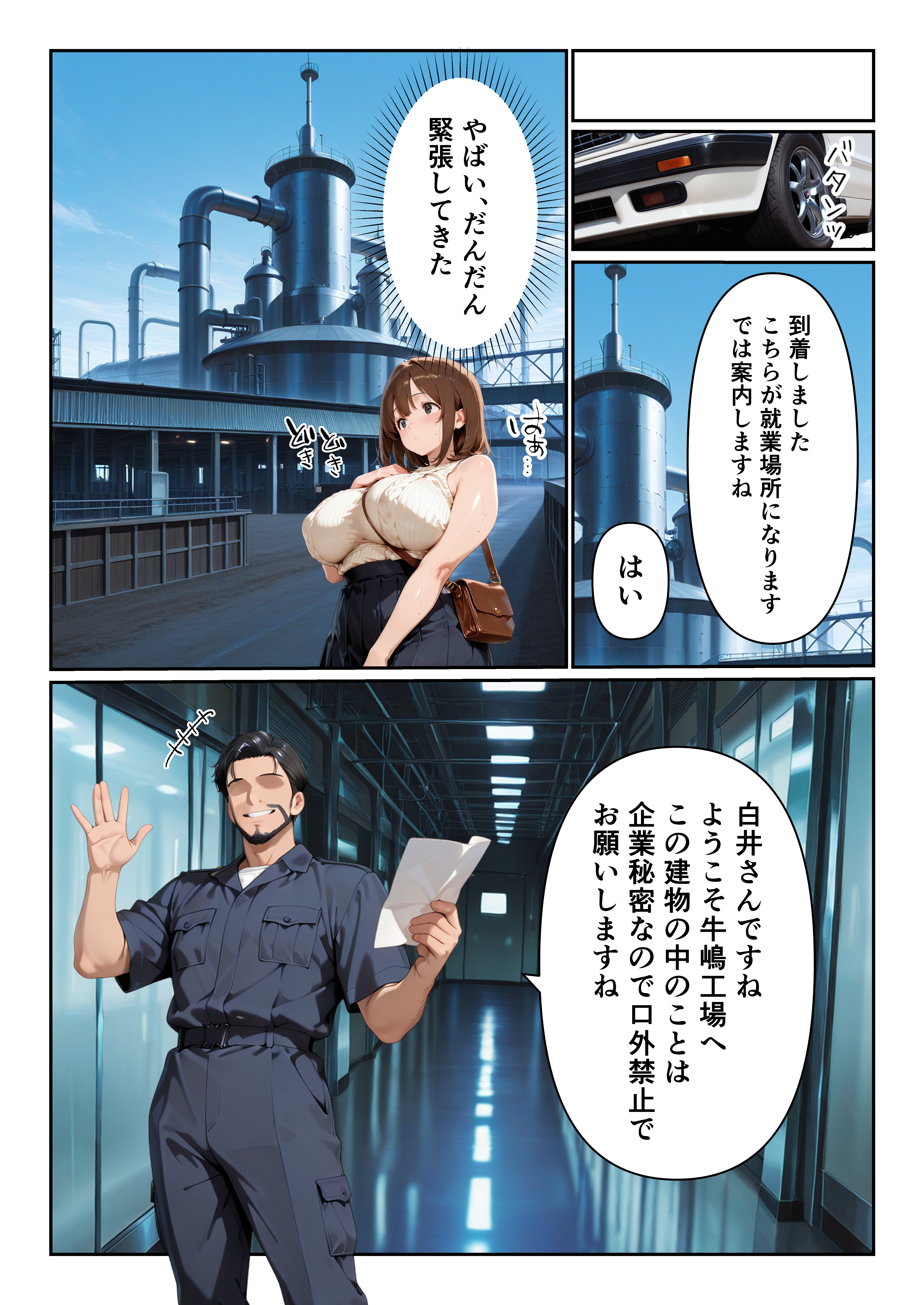 爆乳大学生がSNSで大人気のスイーツ店にバイトに行ったら、搾乳されて、種付けメス牛になっちゃっいました！ 無料立ち読み7