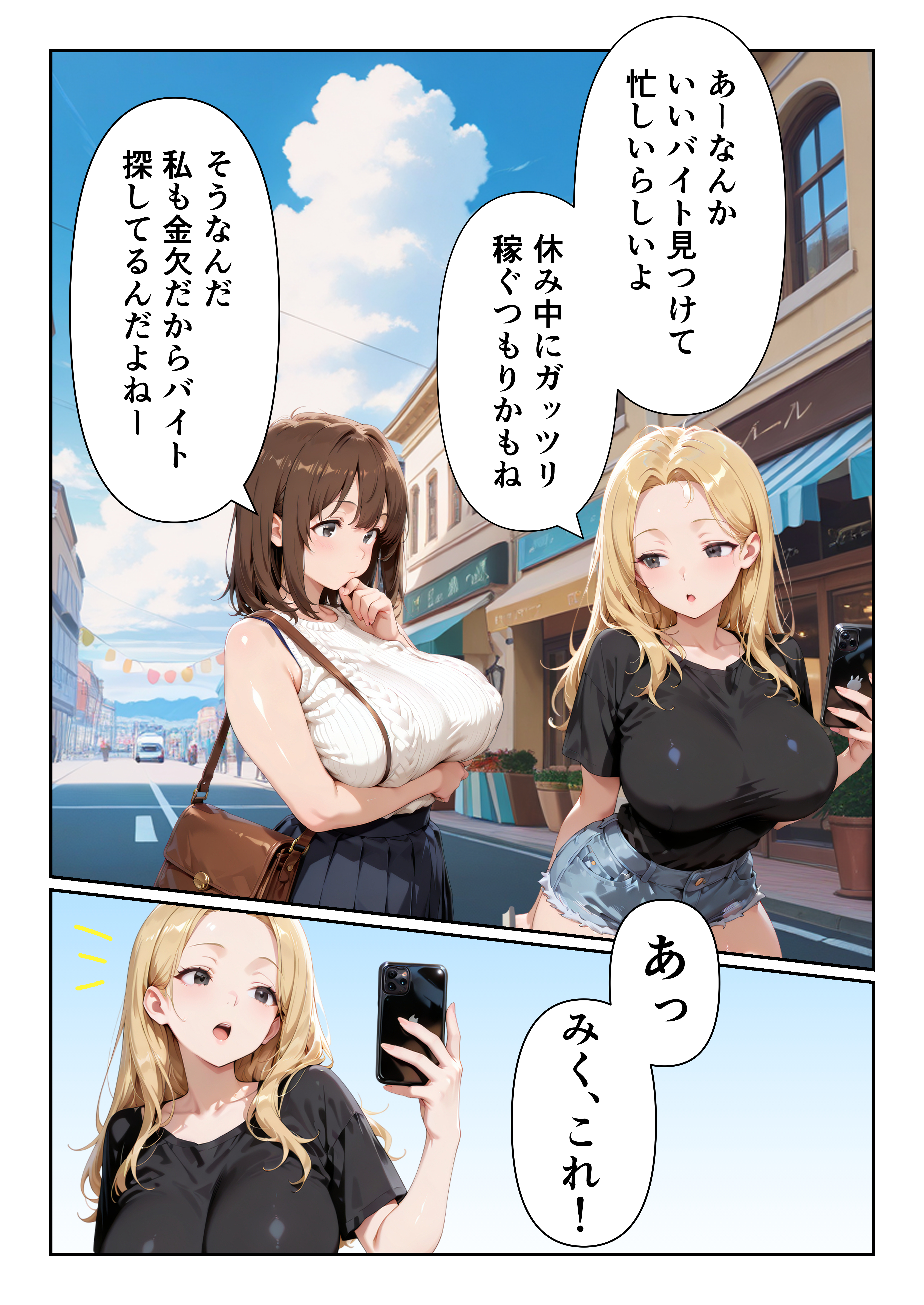 爆乳大学生がSNSで大人気のスイーツ店にバイトに行ったら、搾乳されて、種付けメス牛になっちゃっいました！ 無料立ち読み25