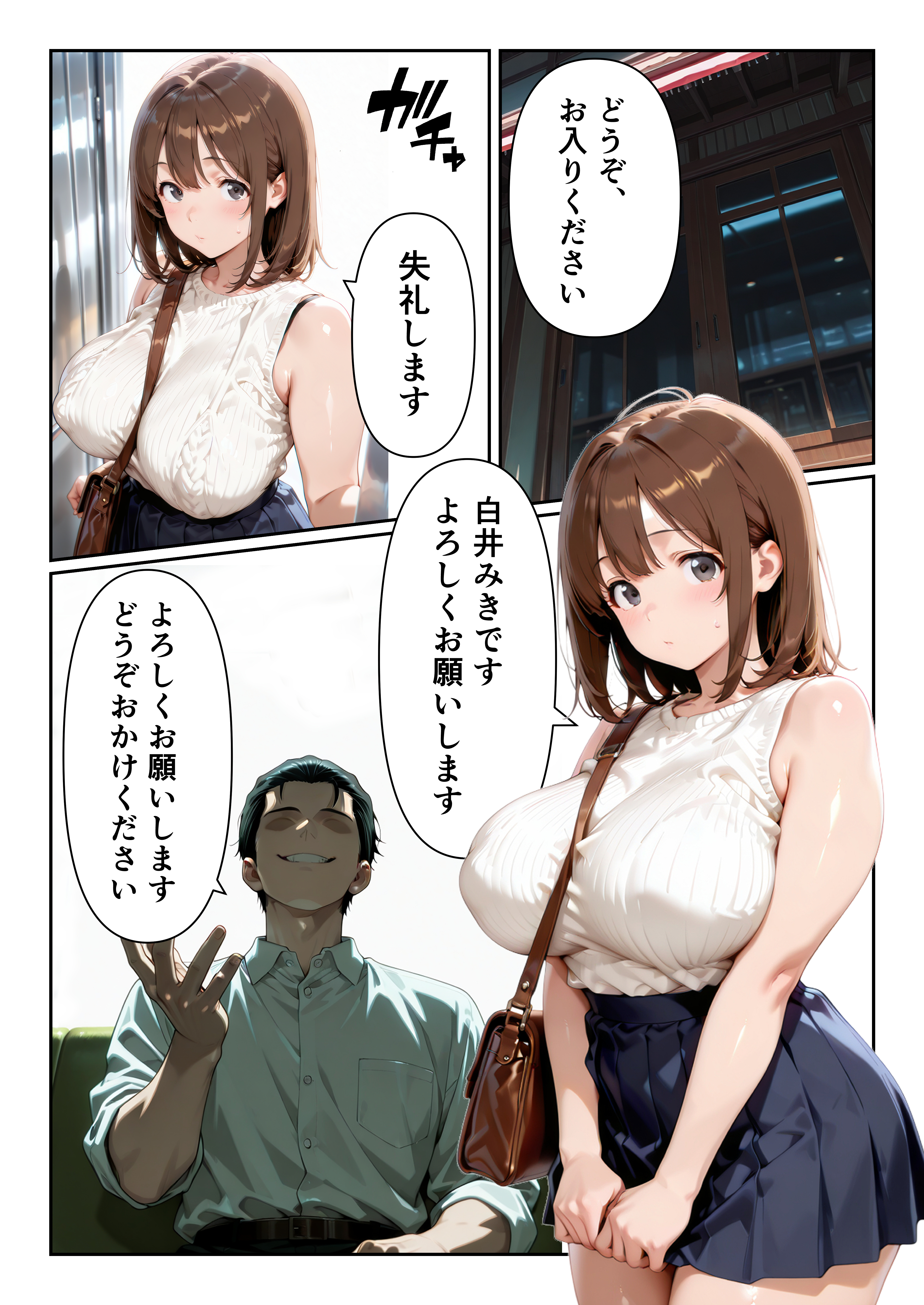 爆乳大学生がSNSで大人気のスイーツ店にバイトに行ったら、搾乳されて、種付けメス牛になっちゃっいました！ 無料立ち読み27