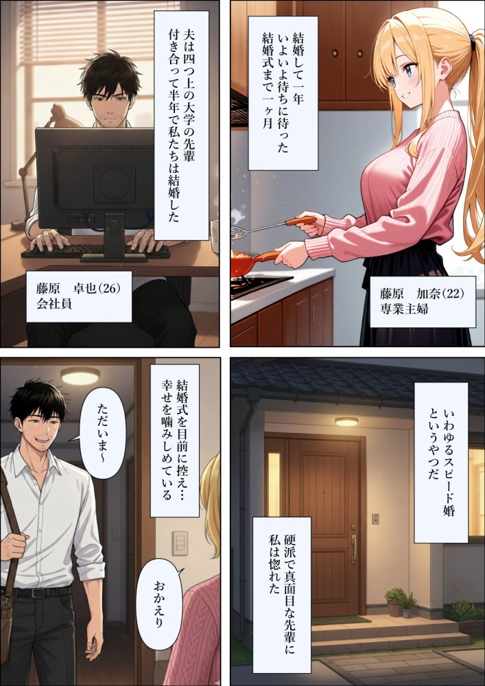 結婚式前夜に… 無料立ち読み1