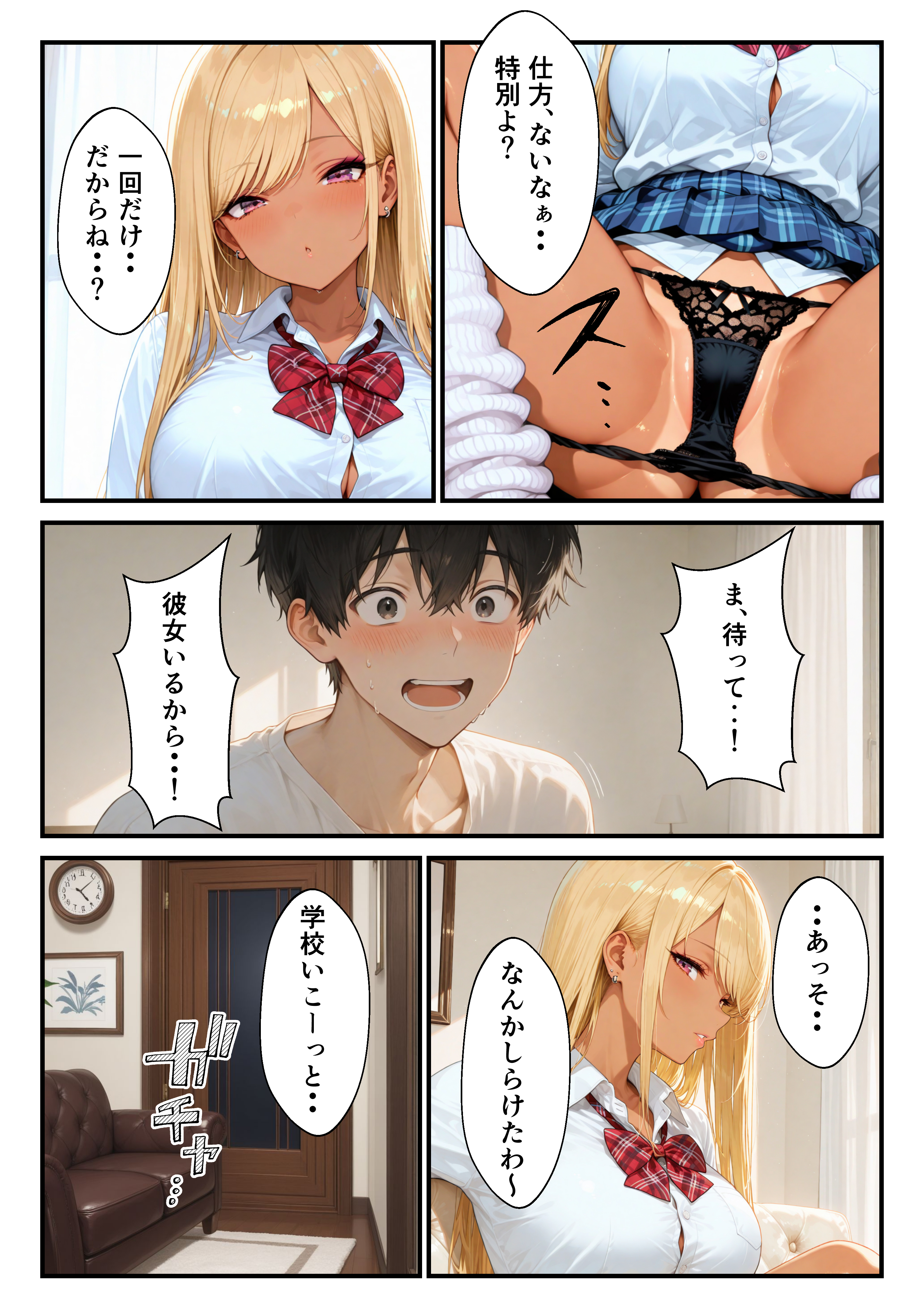 幼なじみギャルの誘惑巨根ちんこで生中だし 無料立ち読み7