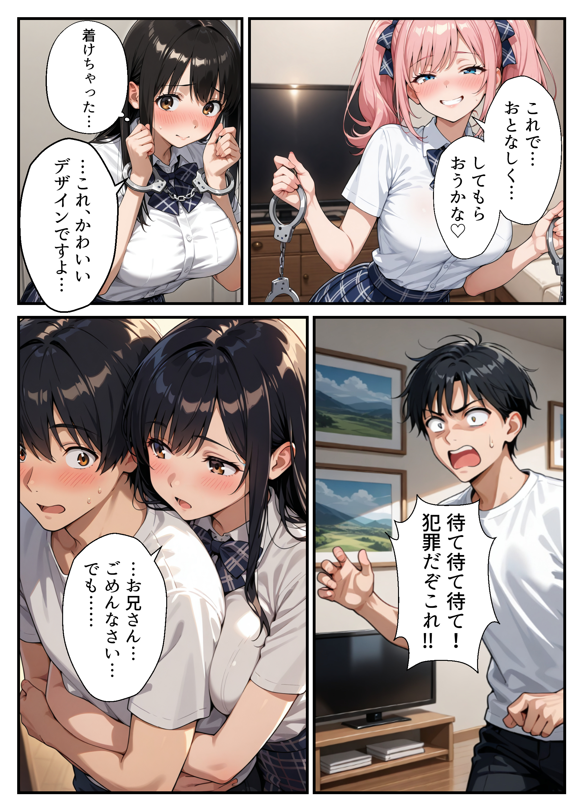 ドS妹とドM親友の挟み撃ち童貞卒業パーティー 無料立ち読み4