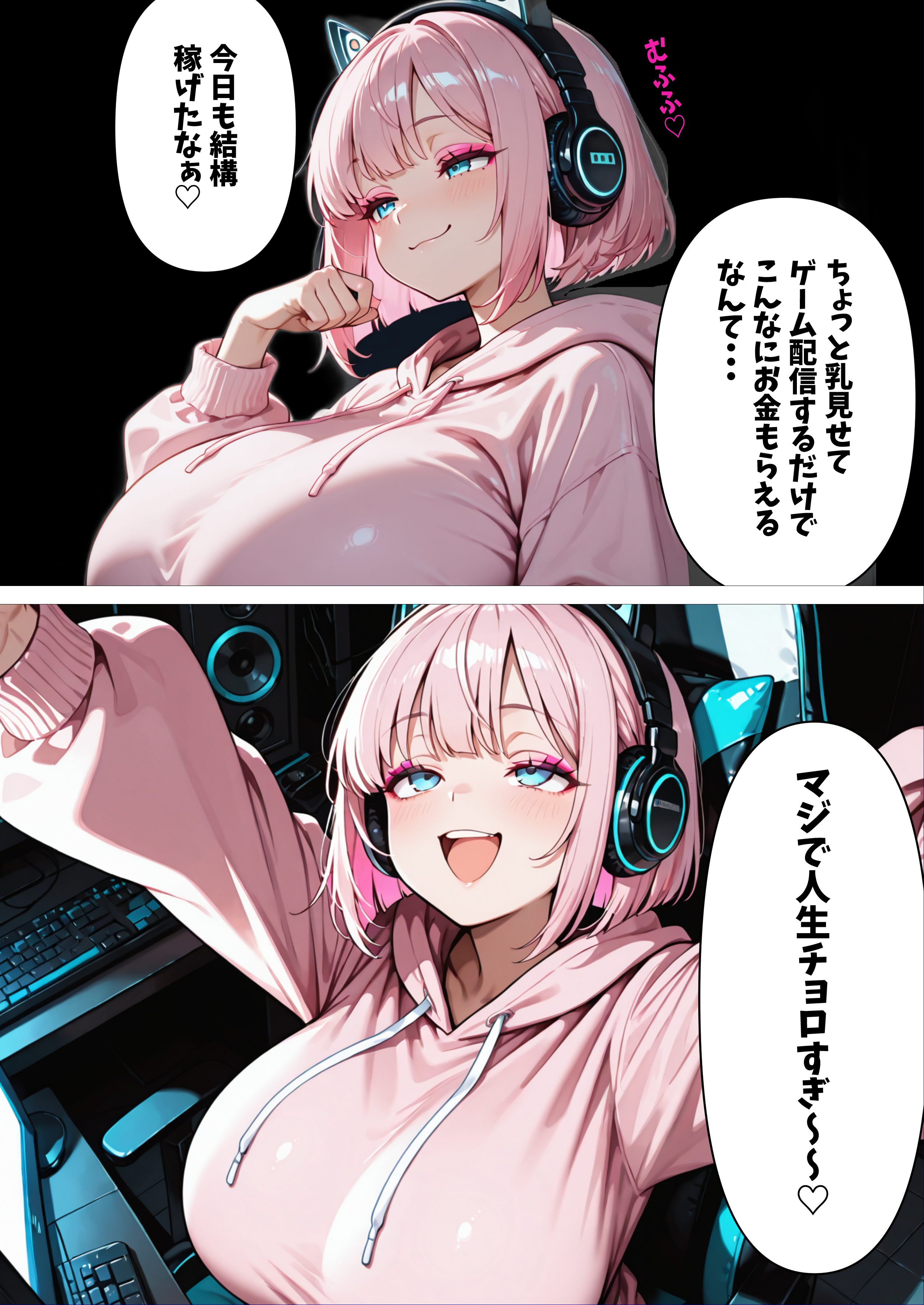 けつあな確定申告！！【速報】爆乳ゲーム配信者さん国の新制度おじさんとの生ハメSEXで快楽堕ちしてしまう・・・ 無料立ち読み4