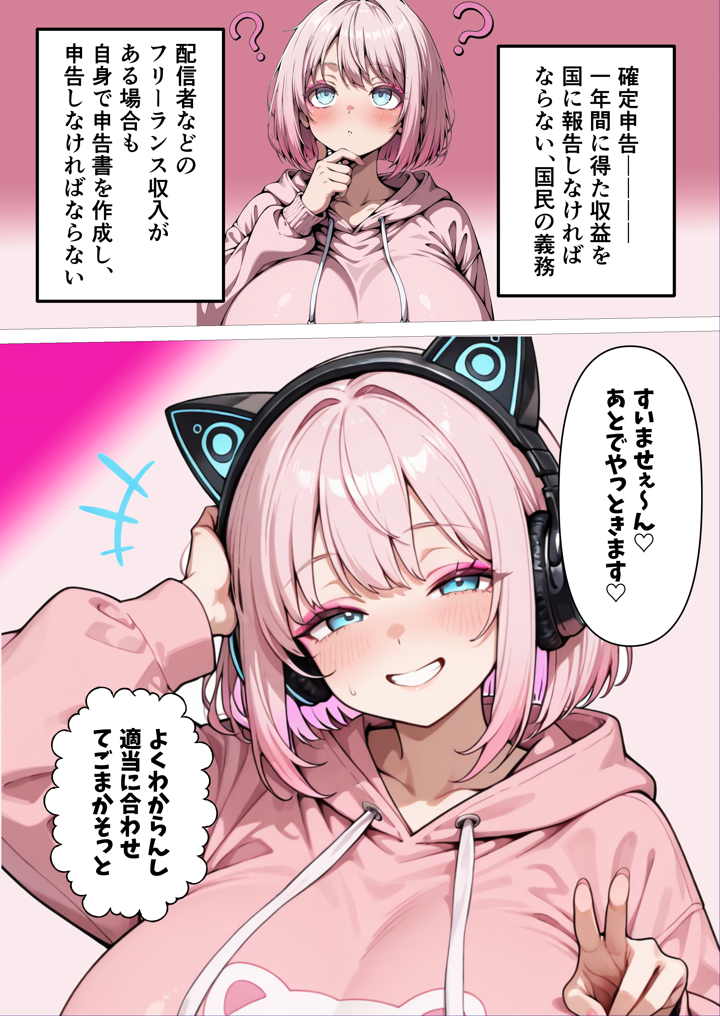 けつあな確定申告！！【速報】爆乳ゲーム配信者さん国の新制度おじさんとの生ハメSEXで快楽堕ちしてしまう・・・ 無料立ち読み12