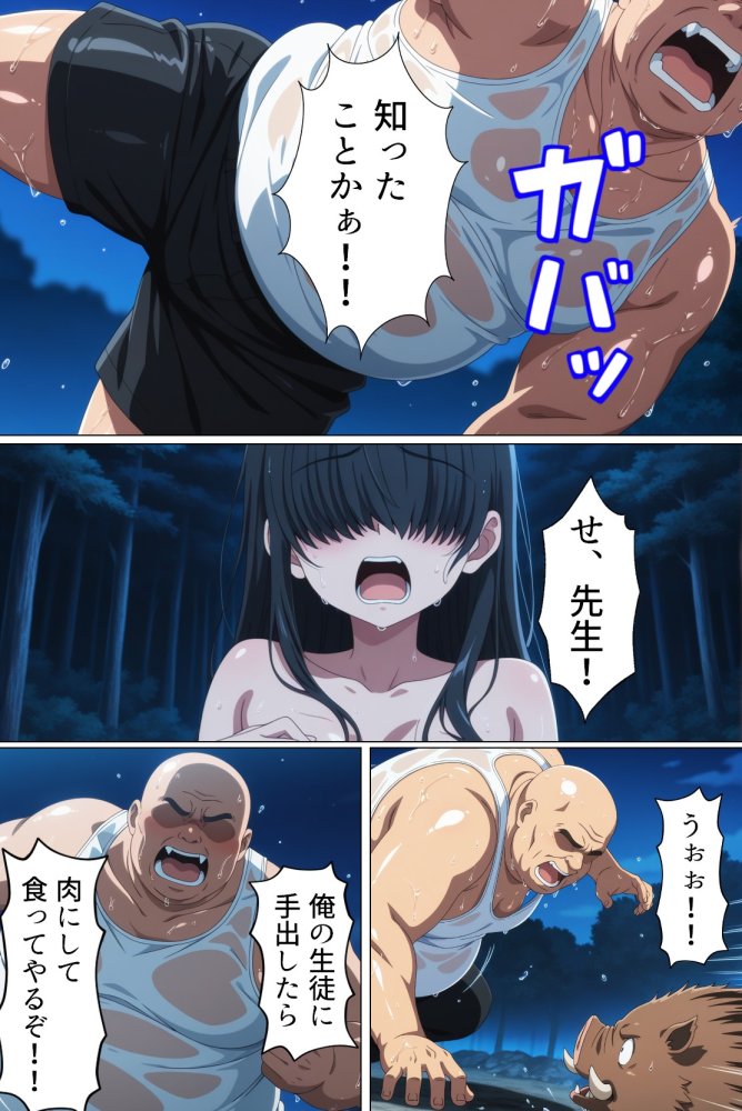 目隠れさんと無人島性活 無料立ち読み3
