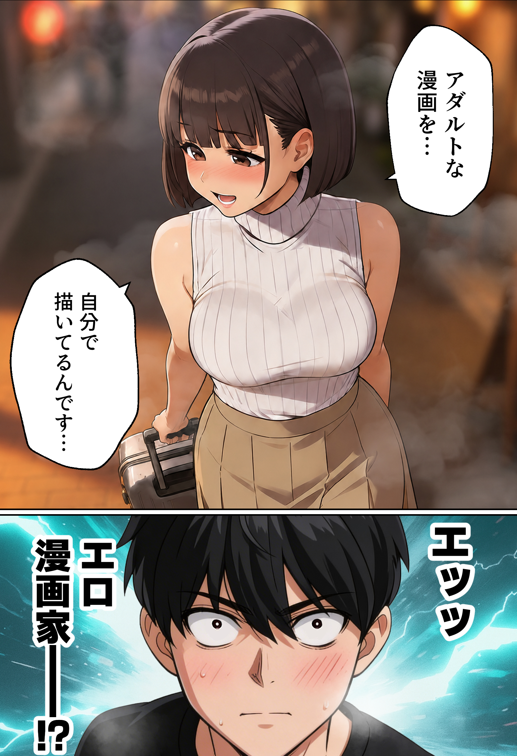 【実話】マチアプでコミケ帰りのムチムチ女エロ漫画家とマッチして、エロ漫画みたいなセックスした話www 無料立ち読み8