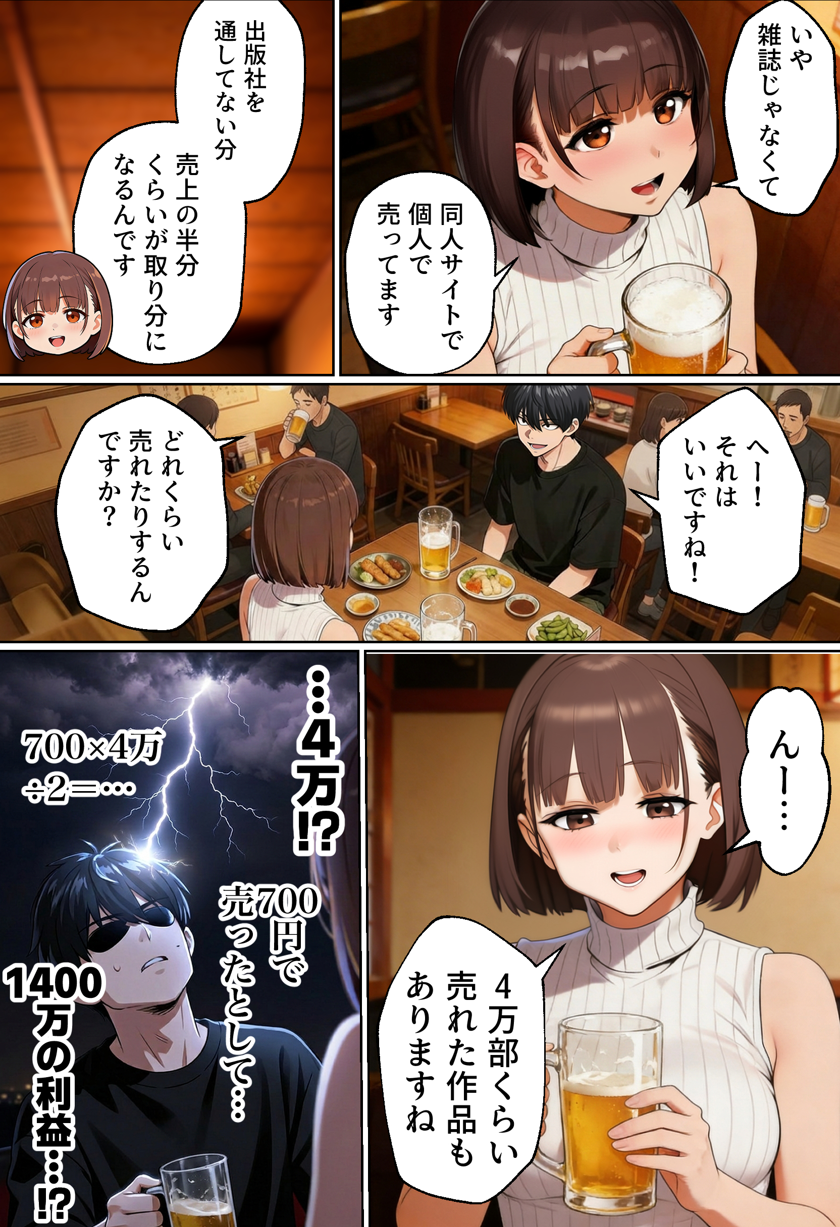 【実話】マチアプでコミケ帰りのムチムチ女エロ漫画家とマッチして、エロ漫画みたいなセックスした話www 無料立ち読み10