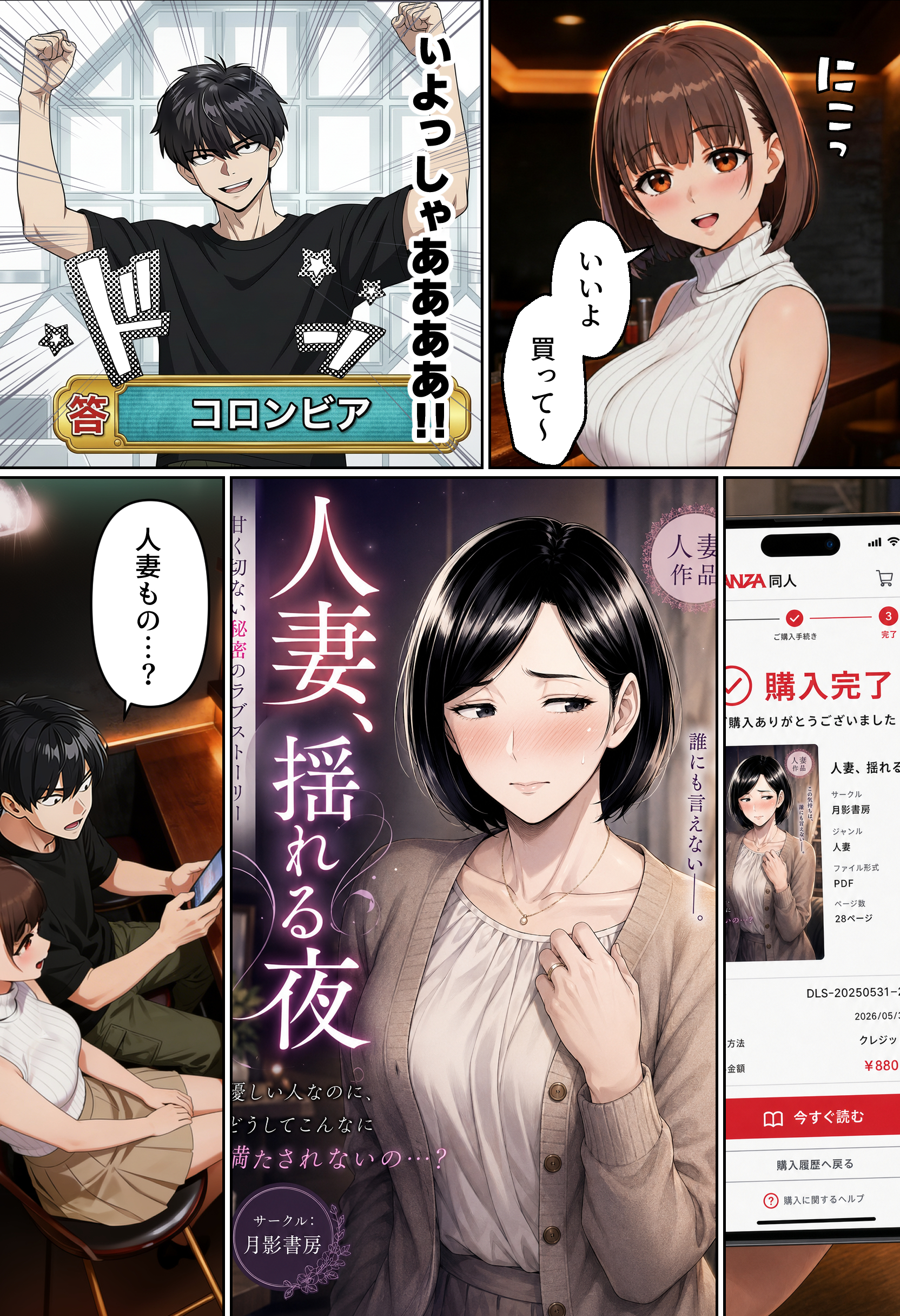 【実話】マチアプでコミケ帰りのムチムチ女エロ漫画家とマッチして、エロ漫画みたいなセックスした話www 無料立ち読み20