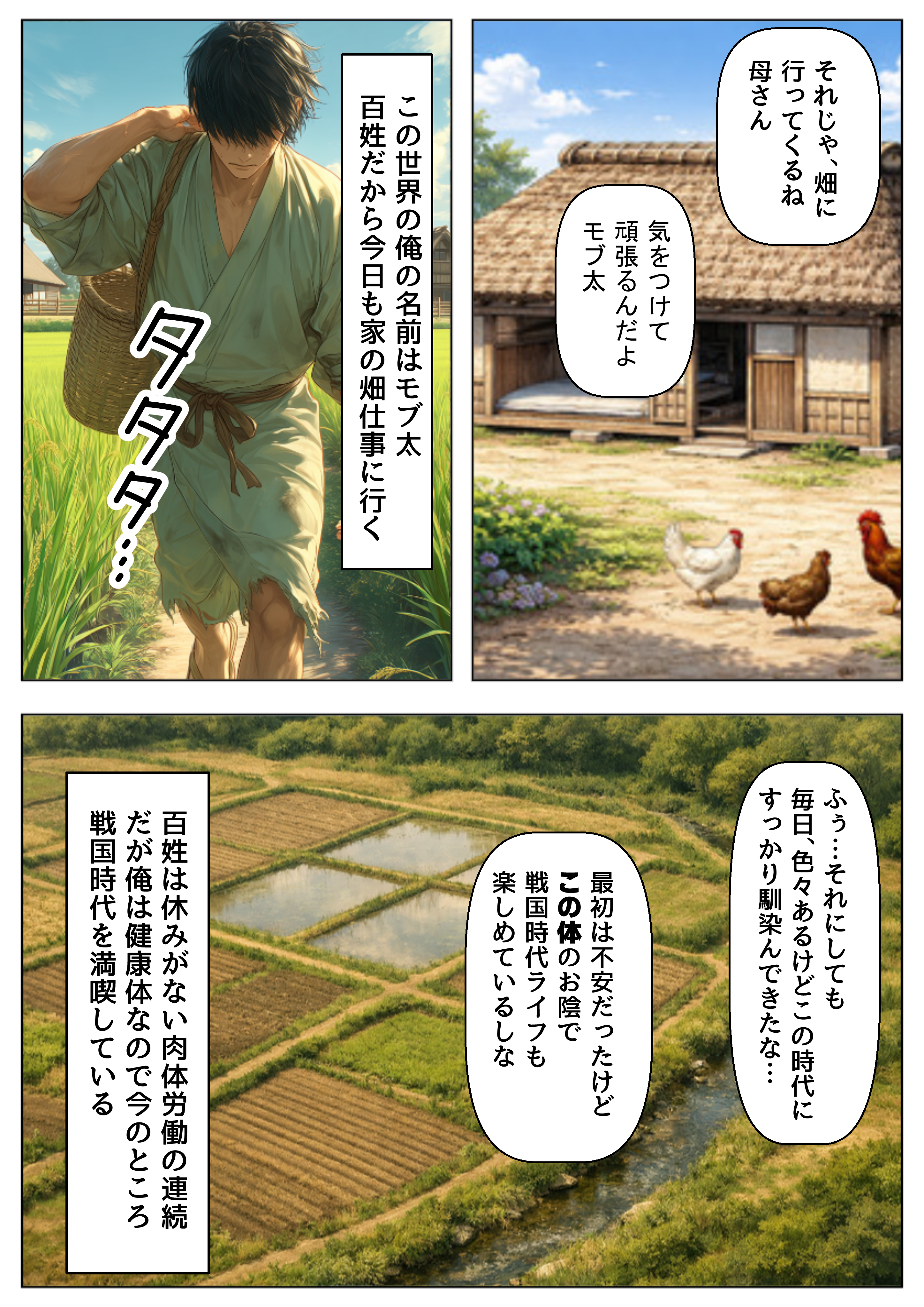 《戦の乱取り（略奪）》 戦国時代の農村に俺が転生したら、エロすぎた史実の話 無料立ち読み3