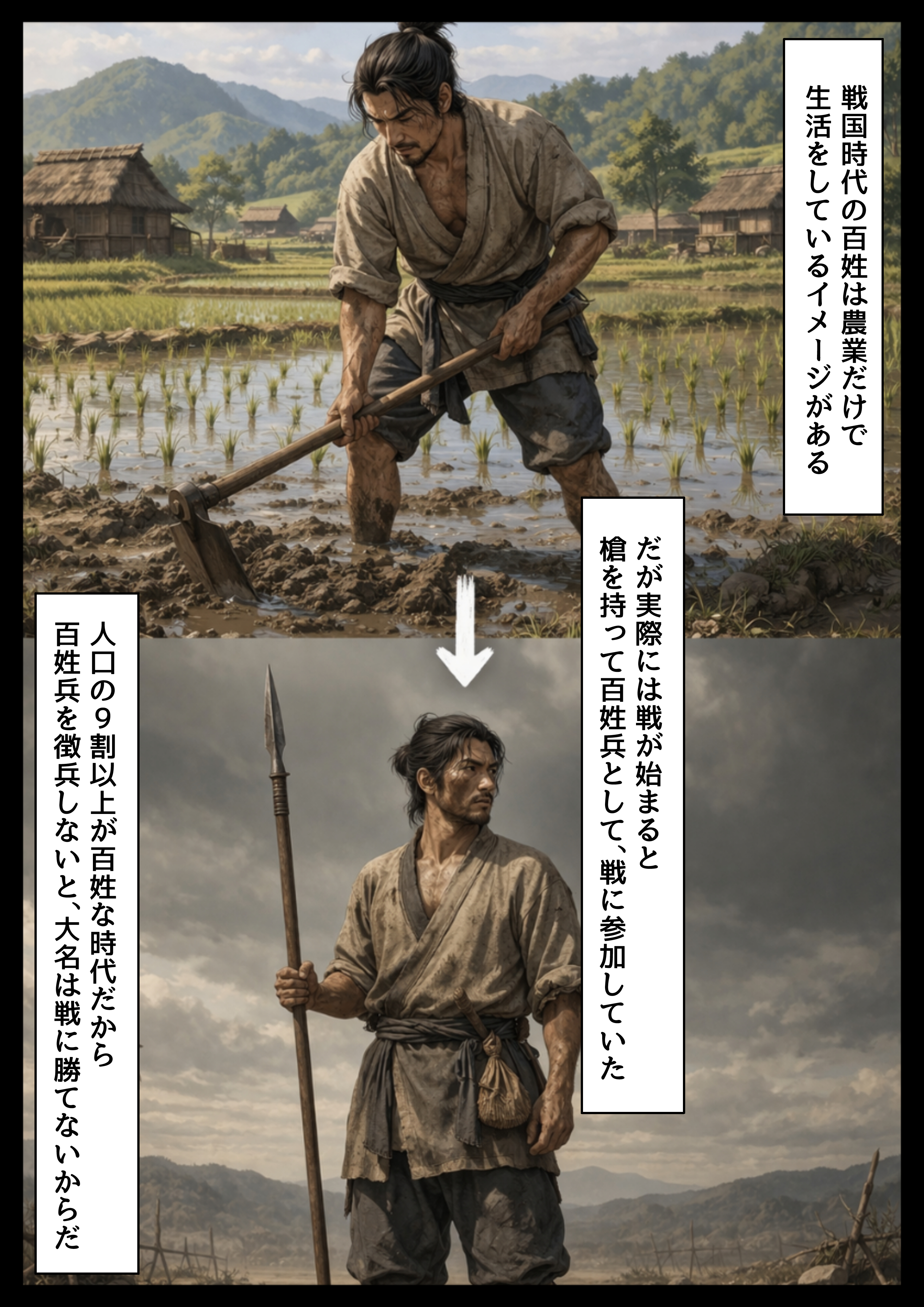 《戦の乱取り（略奪）》 戦国時代の農村に俺が転生したら、エロすぎた史実の話 無料立ち読み6