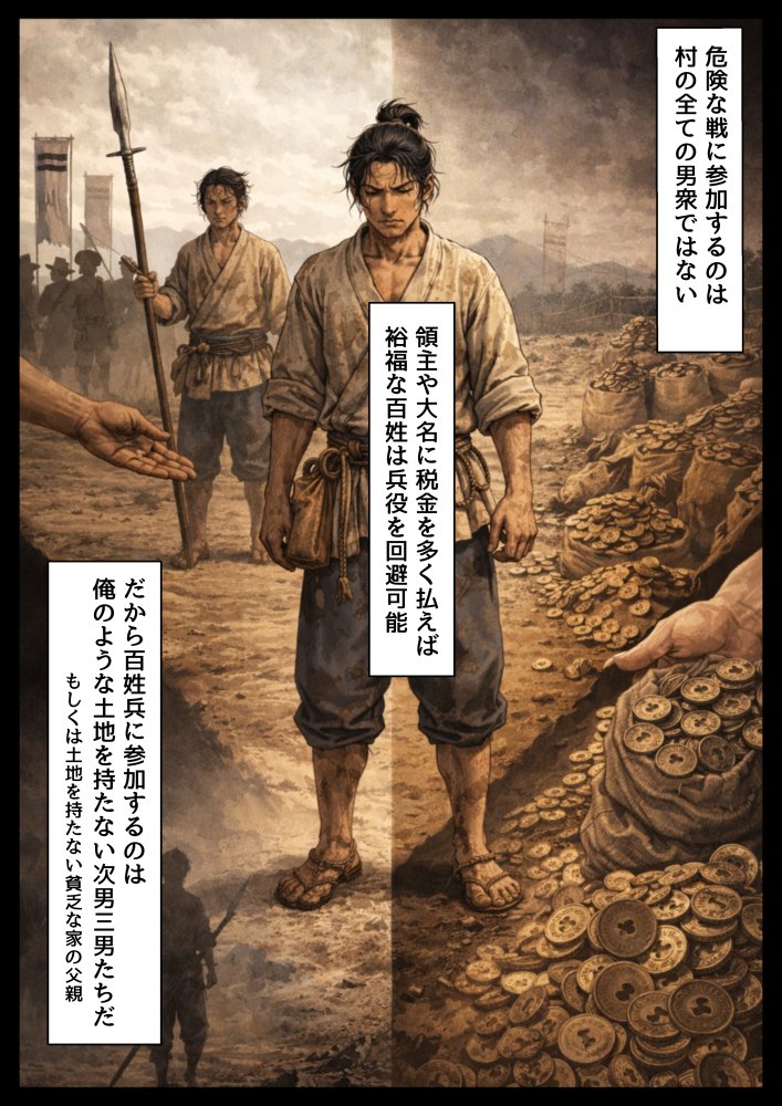 《戦の乱取り（略奪）》 戦国時代の農村に俺が転生したら、エロすぎた史実の話 無料立ち読み7