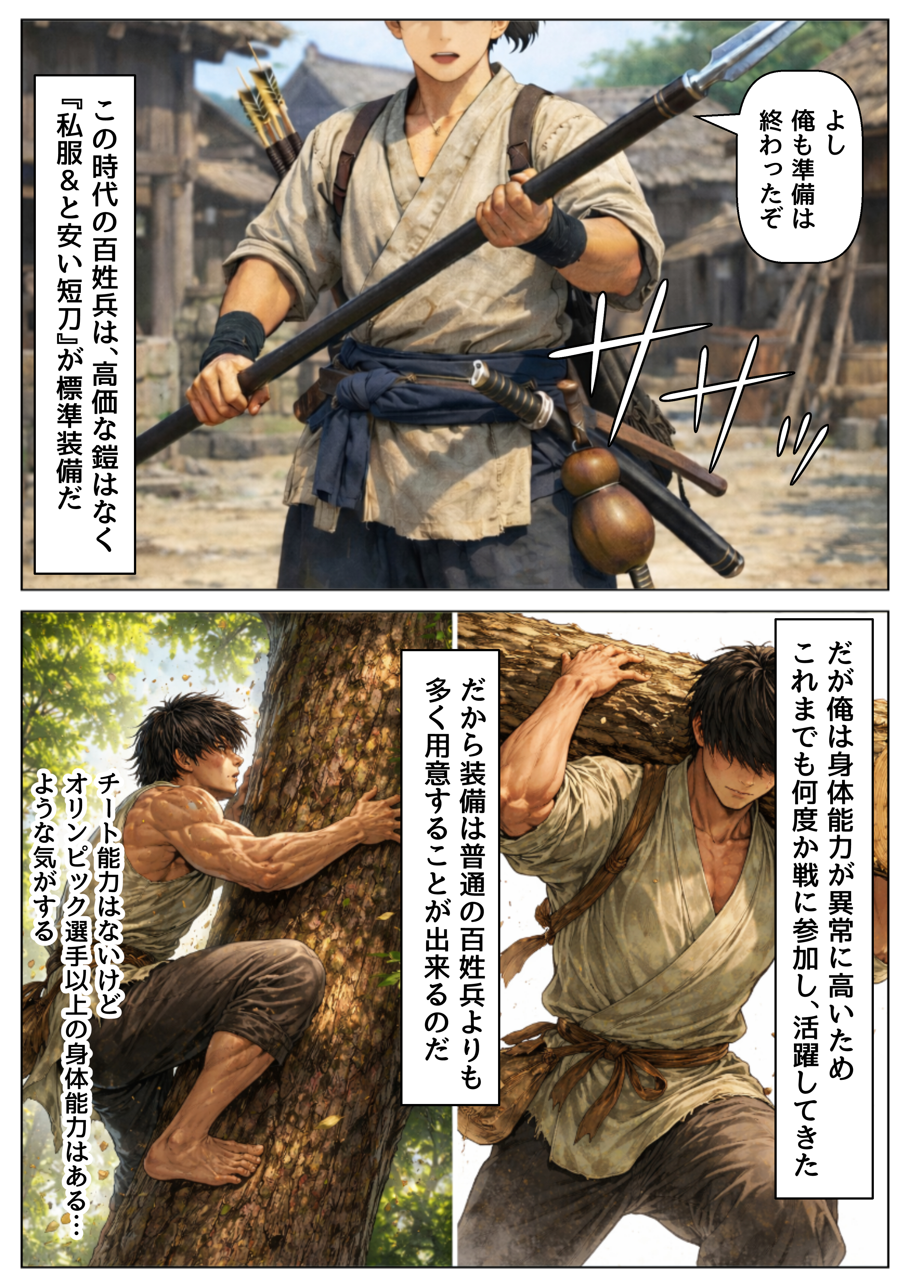 《戦の乱取り（略奪）》 戦国時代の農村に俺が転生したら、エロすぎた史実の話 無料立ち読み9