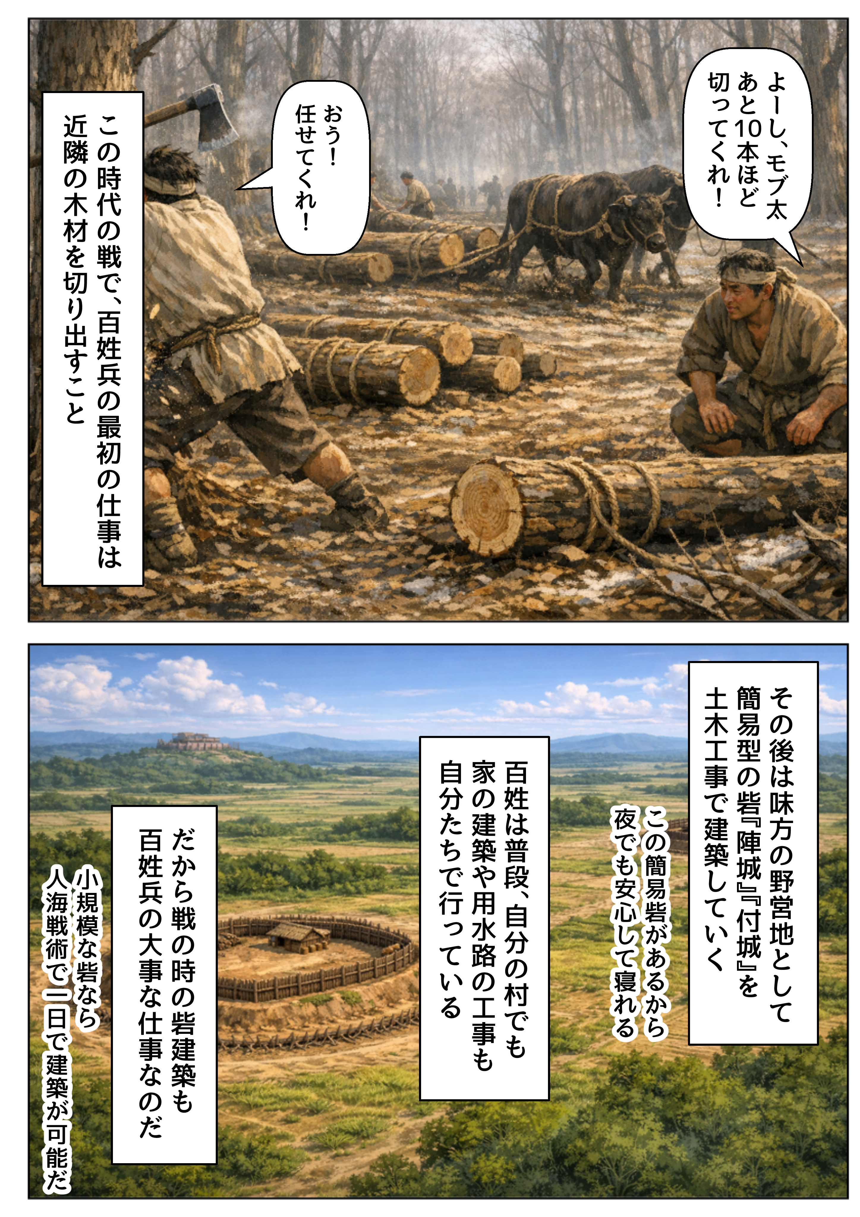 《戦の乱取り（略奪）》 戦国時代の農村に俺が転生したら、エロすぎた史実の話 無料立ち読み12