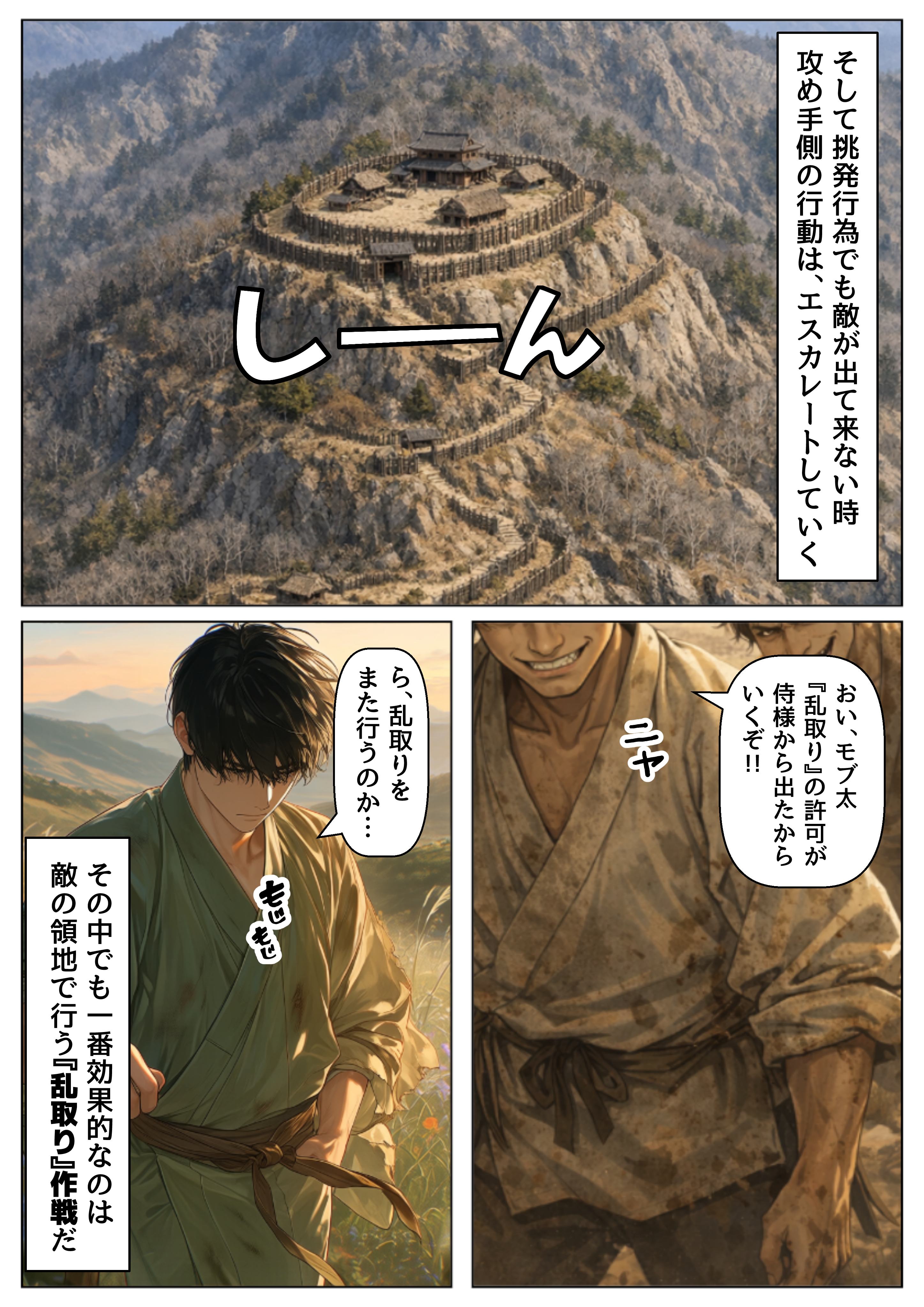 《戦の乱取り（略奪）》 戦国時代の農村に俺が転生したら、エロすぎた史実の話 無料立ち読み14