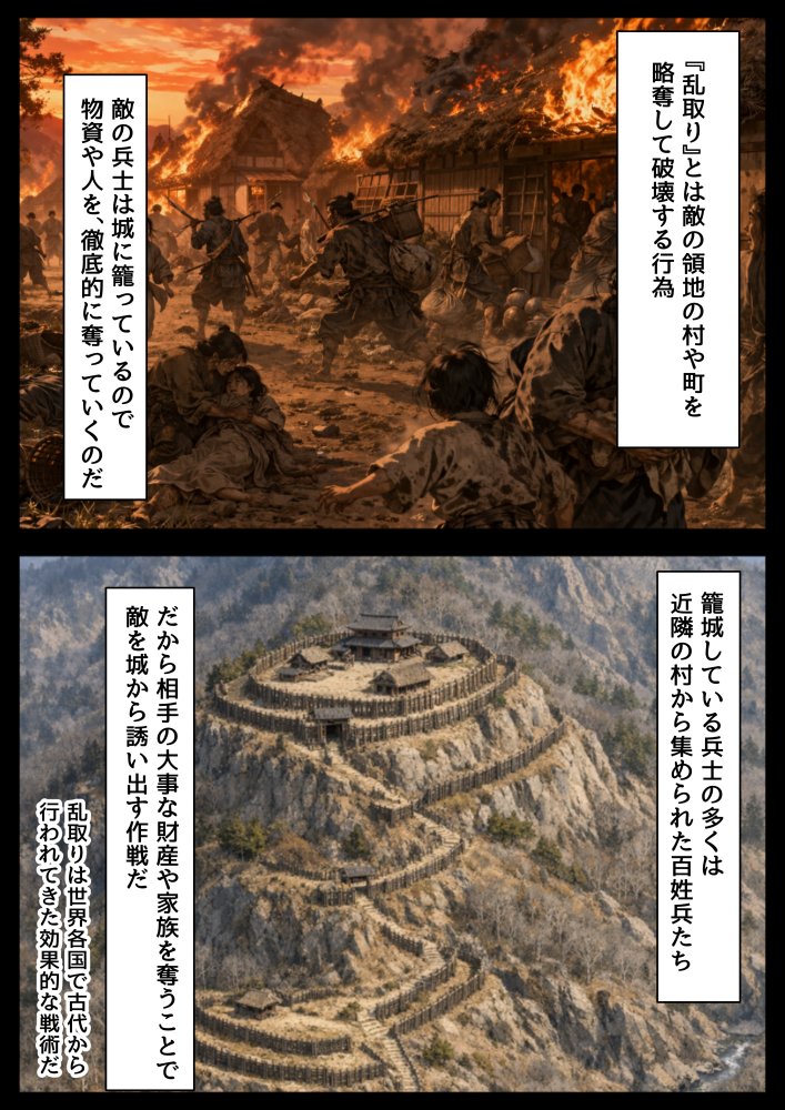 《戦の乱取り（略奪）》 戦国時代の農村に俺が転生したら、エロすぎた史実の話 無料立ち読み15