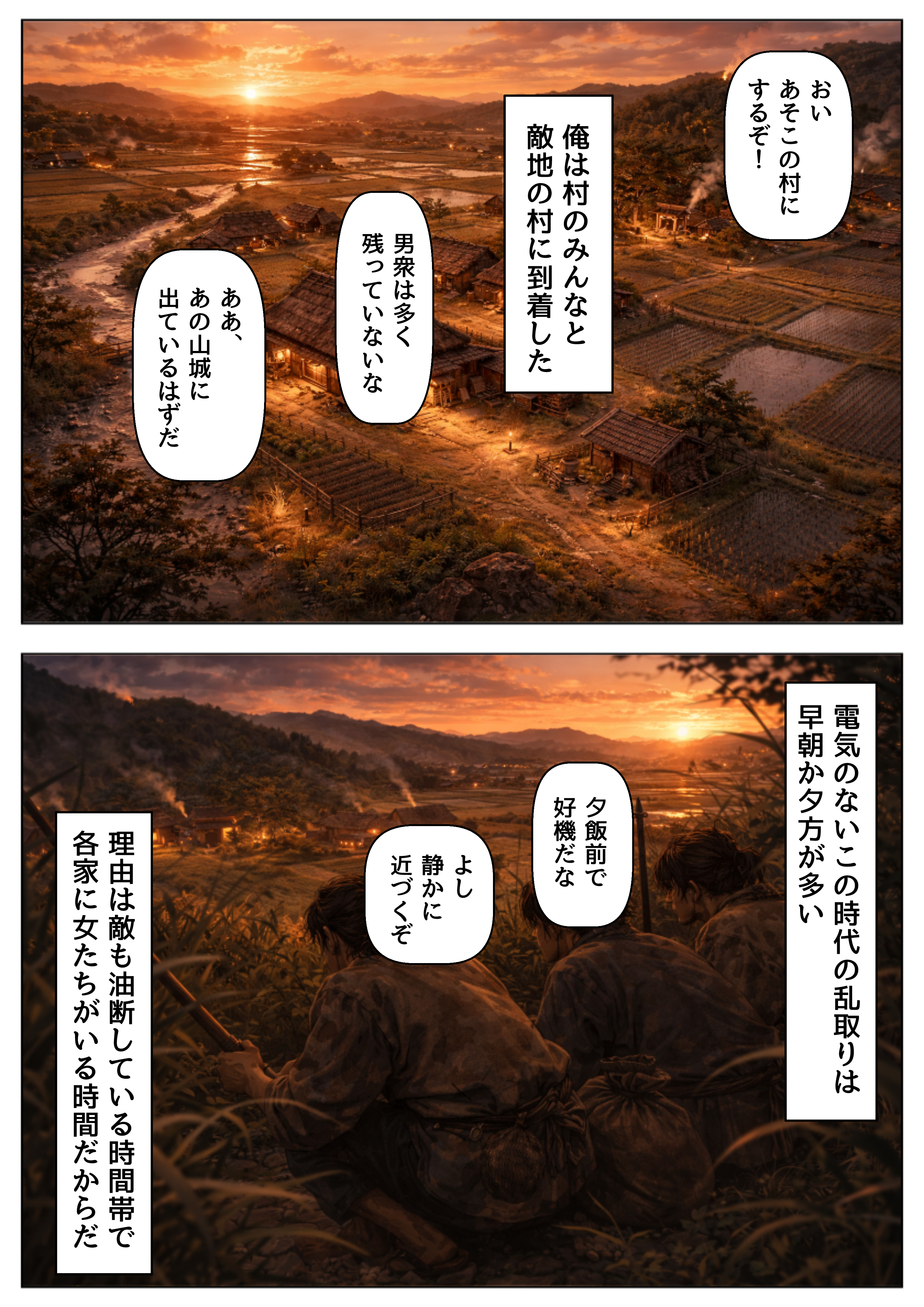 《戦の乱取り（略奪）》 戦国時代の農村に俺が転生したら、エロすぎた史実の話 無料立ち読み18