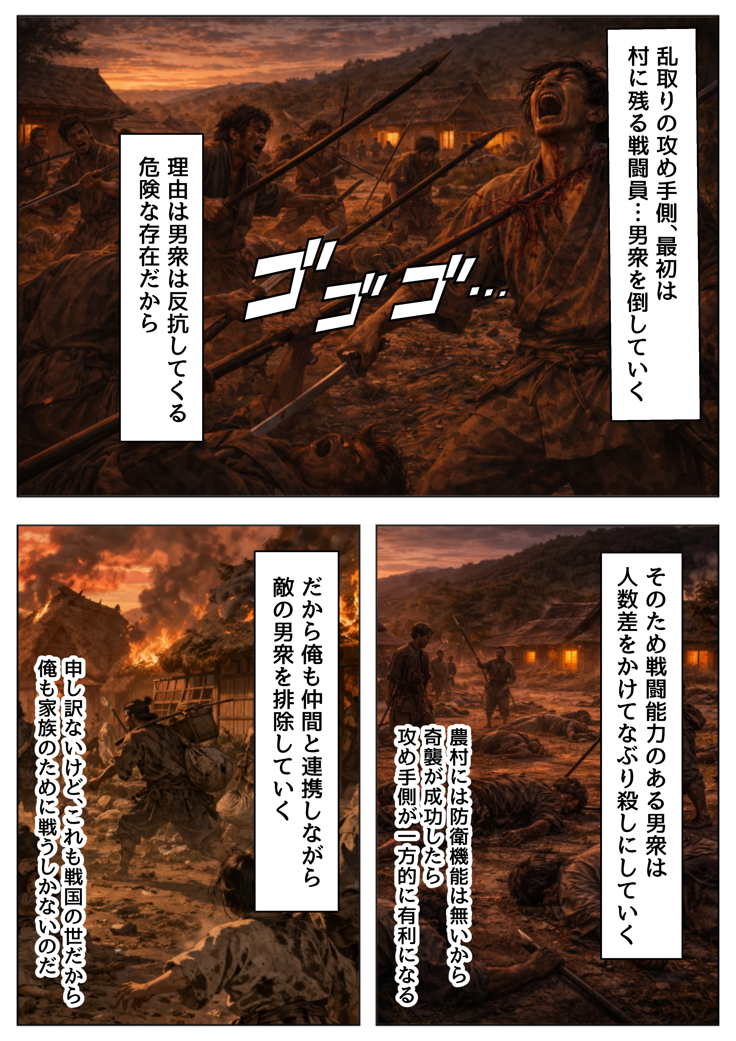 《戦の乱取り（略奪）》 戦国時代の農村に俺が転生したら、エロすぎた史実の話 無料立ち読み21