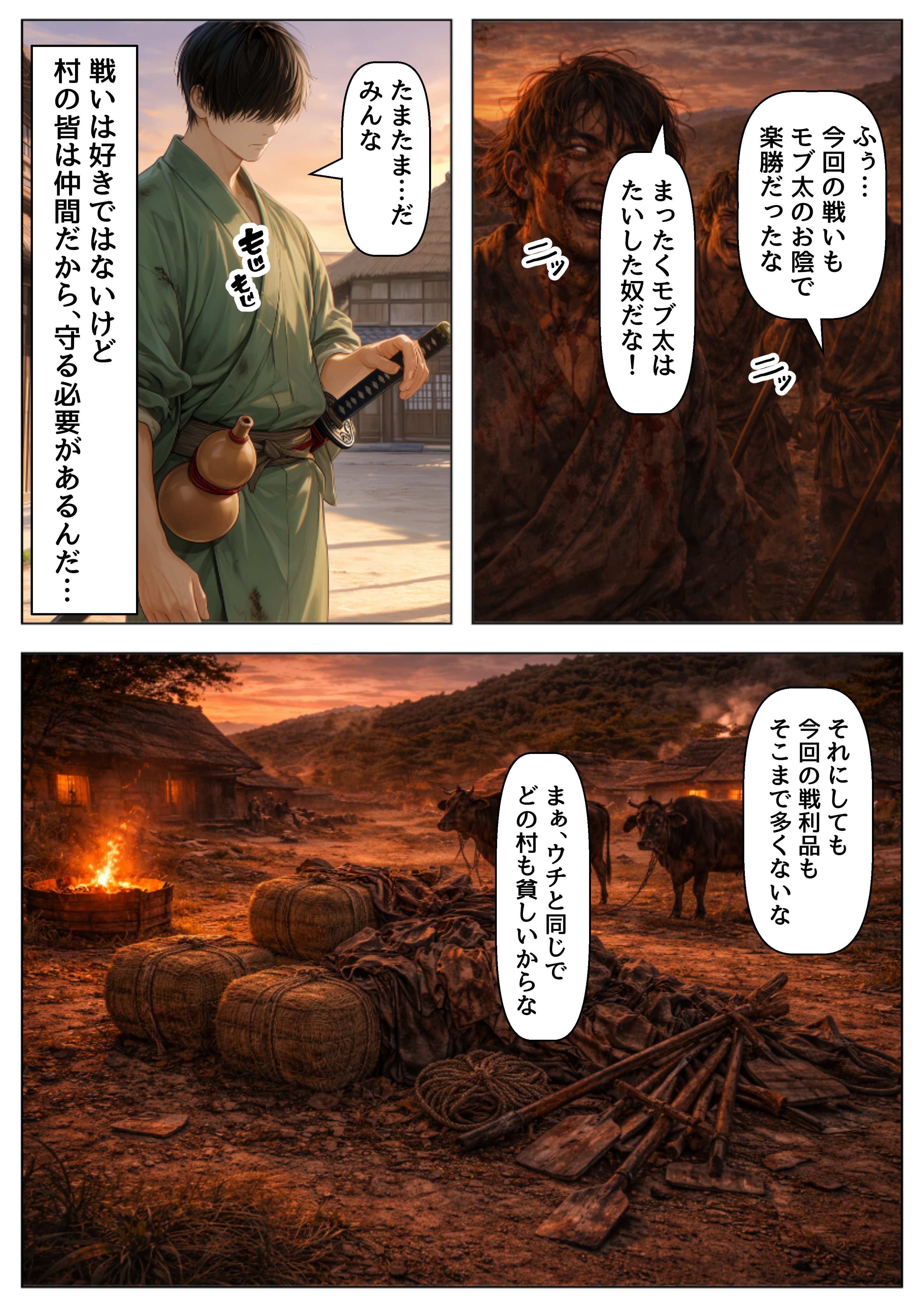《戦の乱取り（略奪）》 戦国時代の農村に俺が転生したら、エロすぎた史実の話 無料立ち読み24