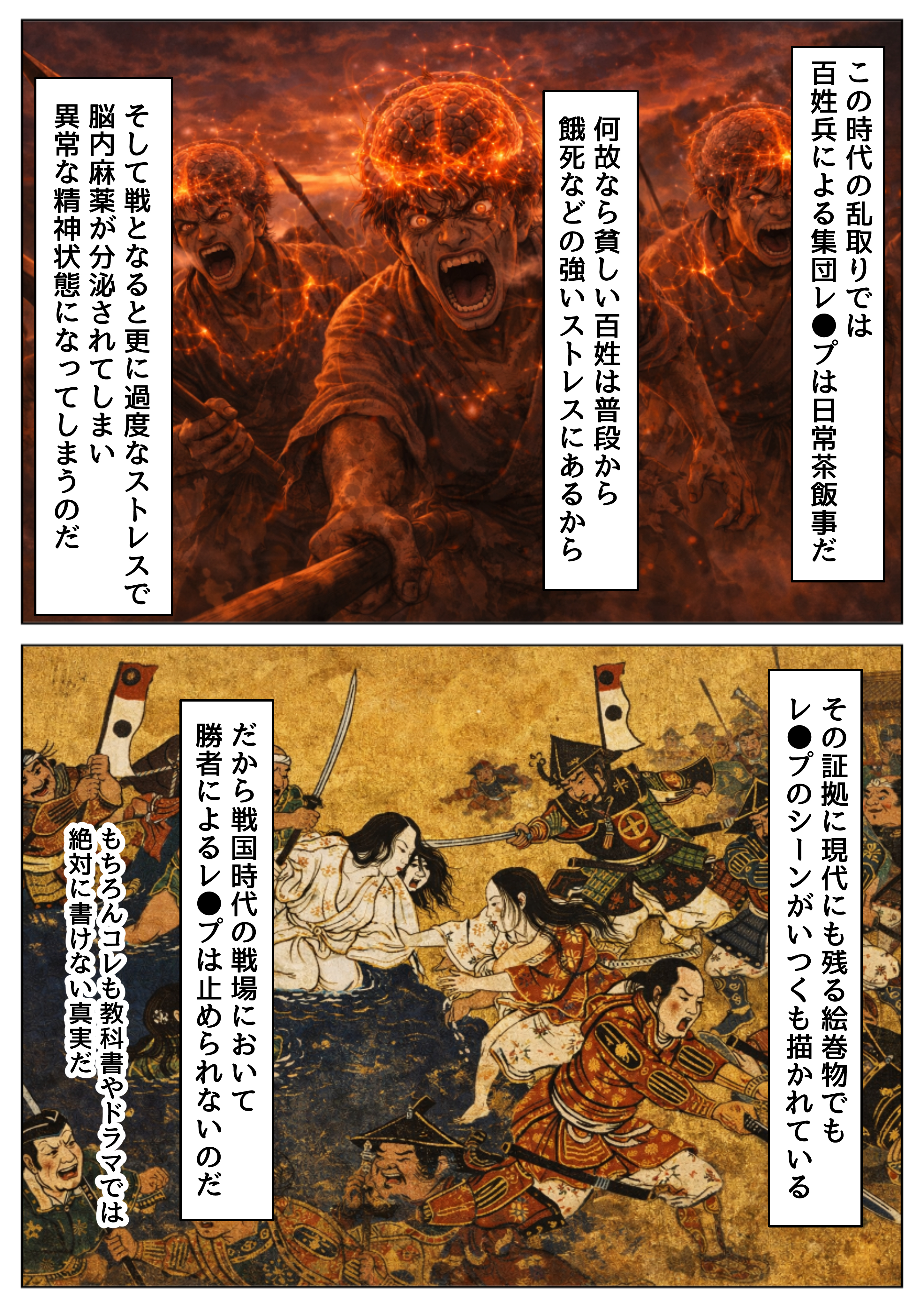 《戦の乱取り（略奪）》 戦国時代の農村に俺が転生したら、エロすぎた史実の話 無料立ち読み30