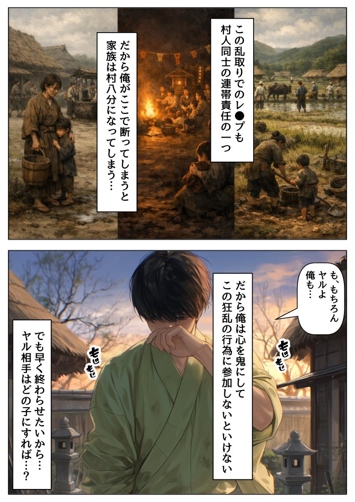 《戦の乱取り（略奪）》 戦国時代の農村に俺が転生したら、エロすぎた史実の話 無料立ち読み37