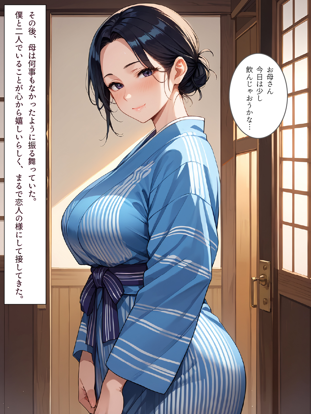 母と露天風呂付き客室のある温泉宿に行った話 1＋2お得セット「母さんとイチャラブ子作り孕ませ生活」 無料立ち読み25