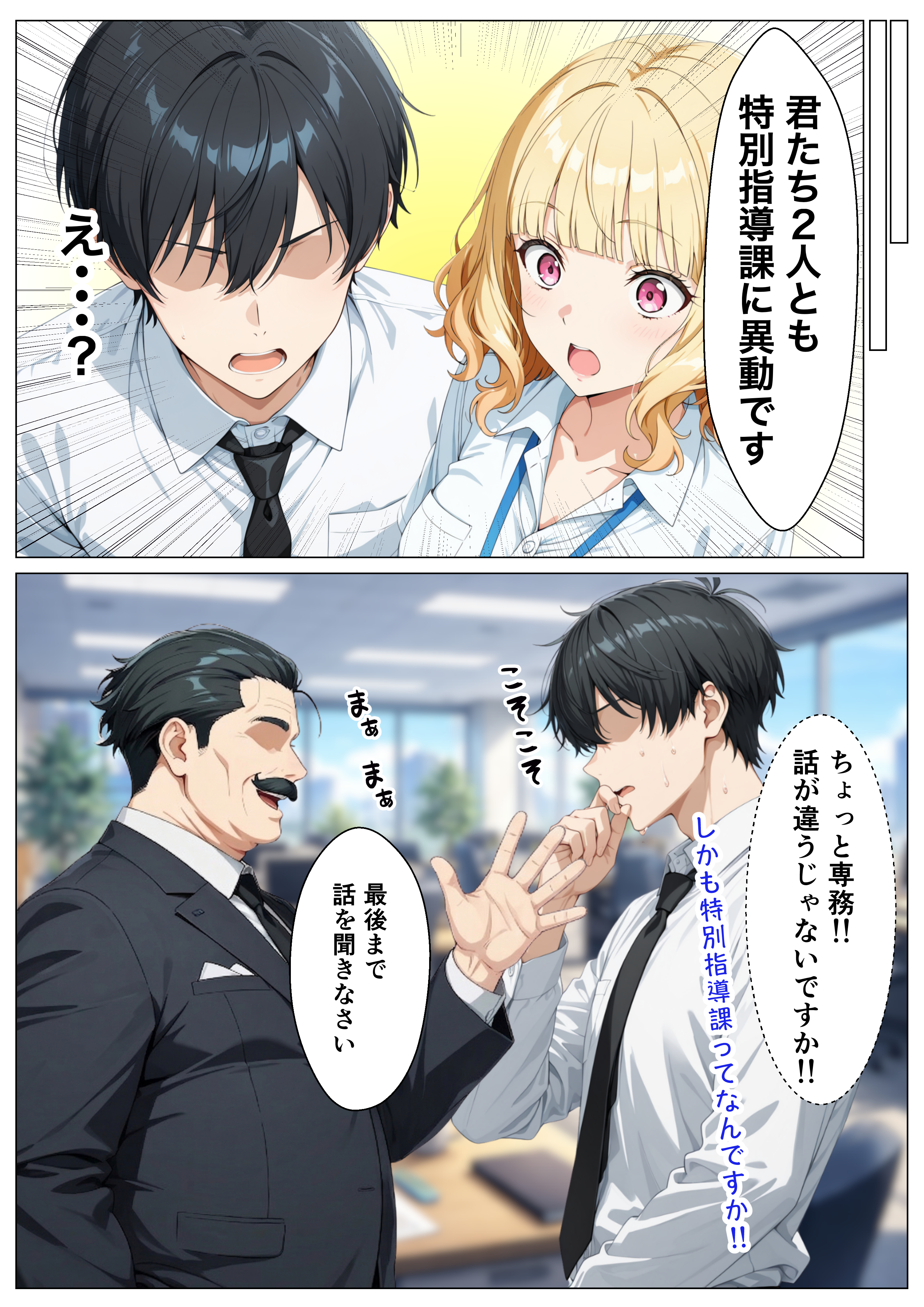 生意気なタメ口新卒ギャルにインキャ上司の俺が特別性指導することになった 無料立ち読み10