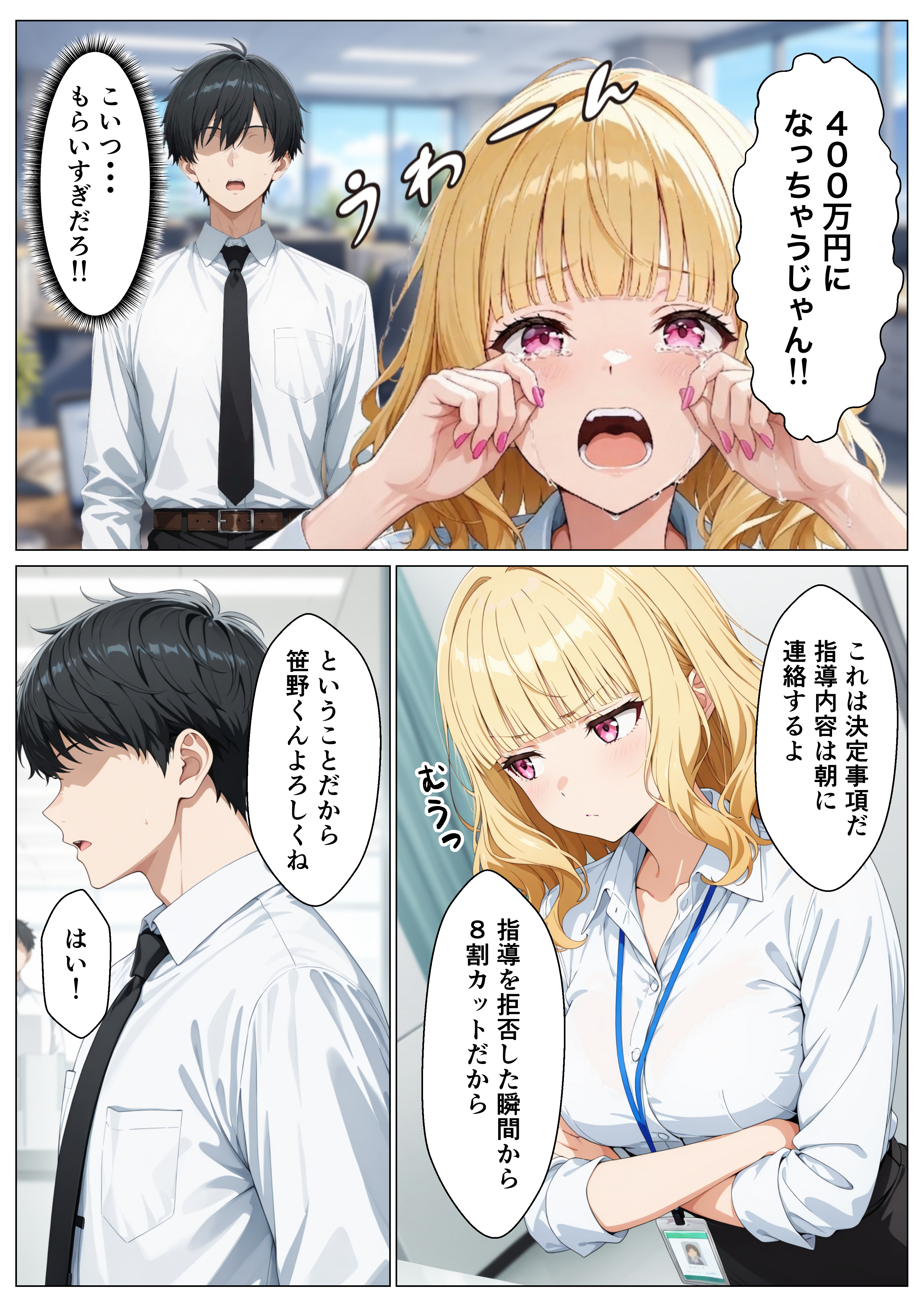 生意気なタメ口新卒ギャルにインキャ上司の俺が特別性指導することになった 無料立ち読み14
