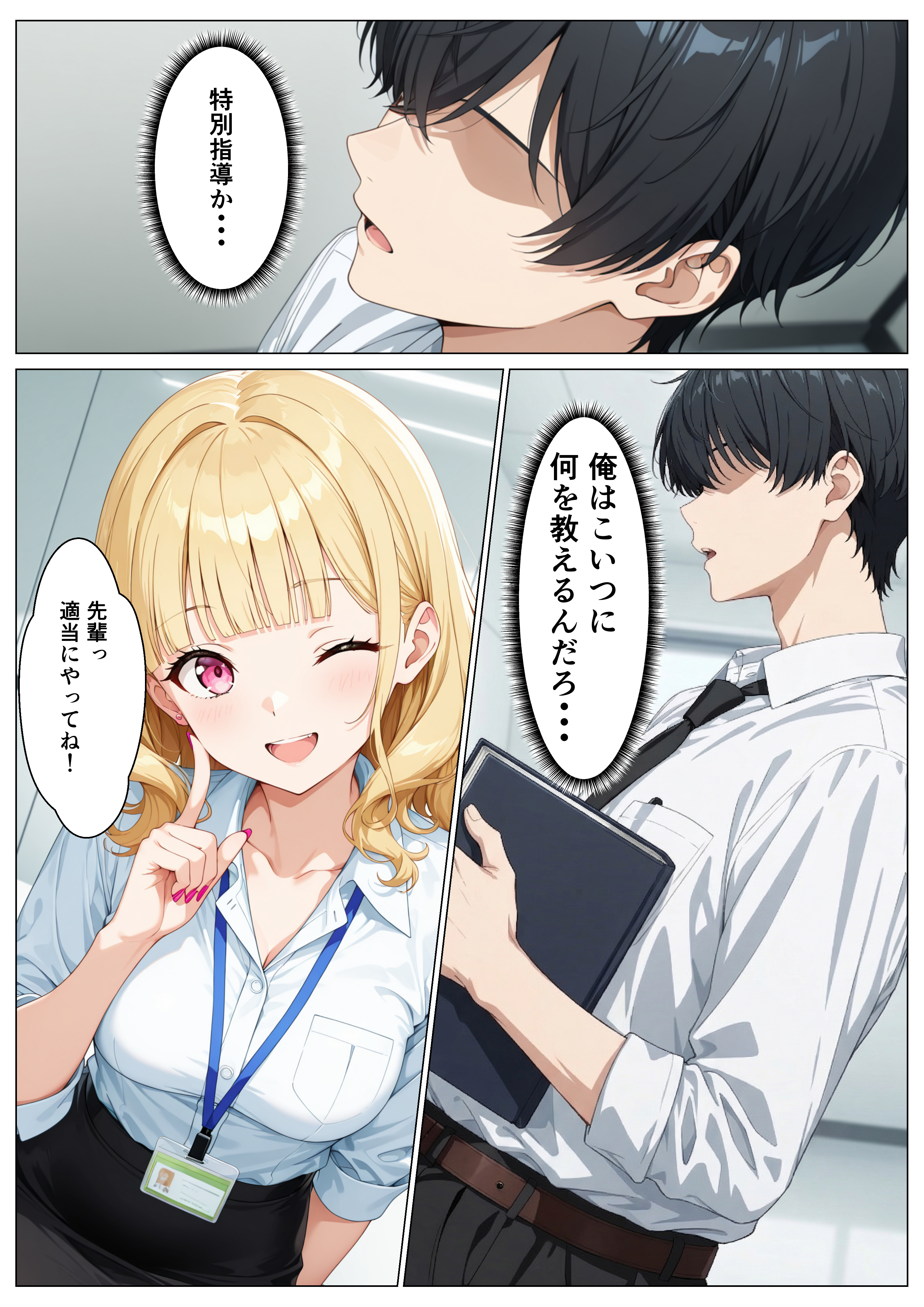 生意気なタメ口新卒ギャルにインキャ上司の俺が特別性指導することになった 無料立ち読み15