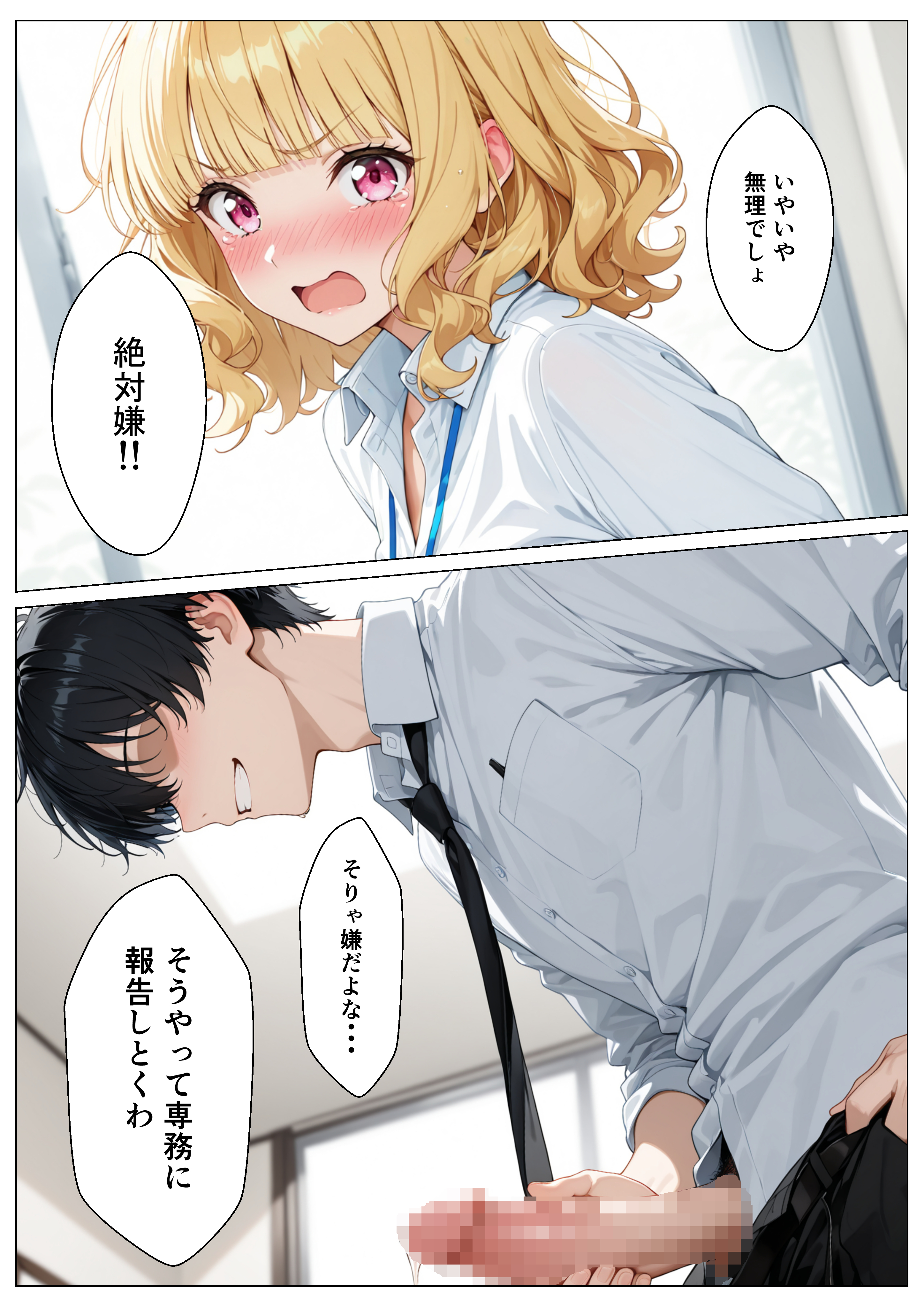 生意気なタメ口新卒ギャルにインキャ上司の俺が特別性指導することになった 無料立ち読み30