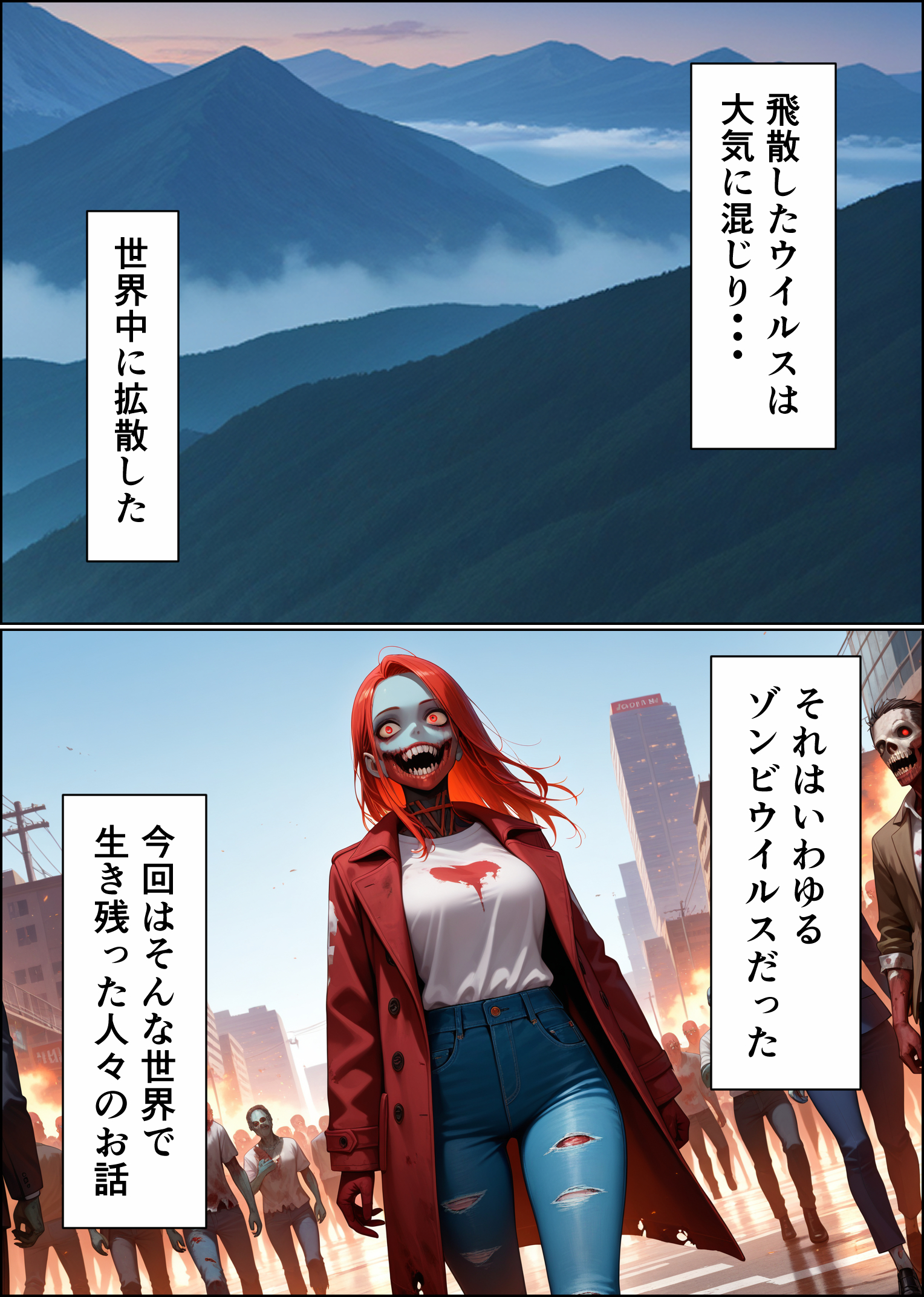ゾンビによって崩壊した世界で中年おじさんが少女と生き残る 無料立ち読み12