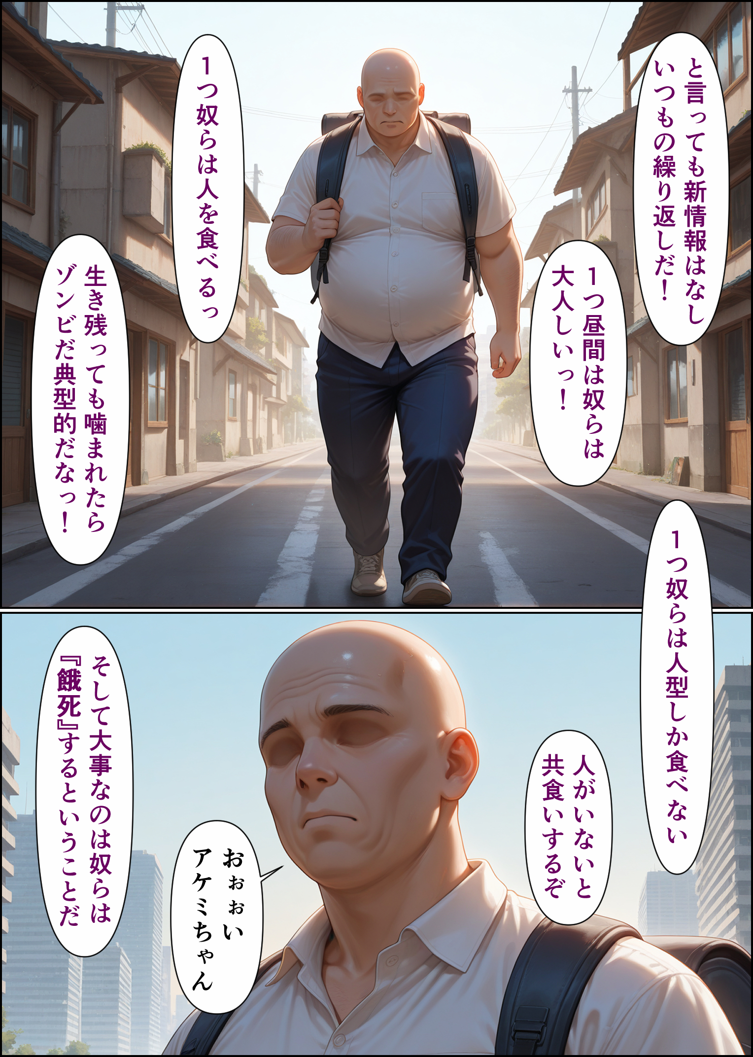 ゾンビによって崩壊した世界で中年おじさんが少女と生き残る 無料立ち読み14