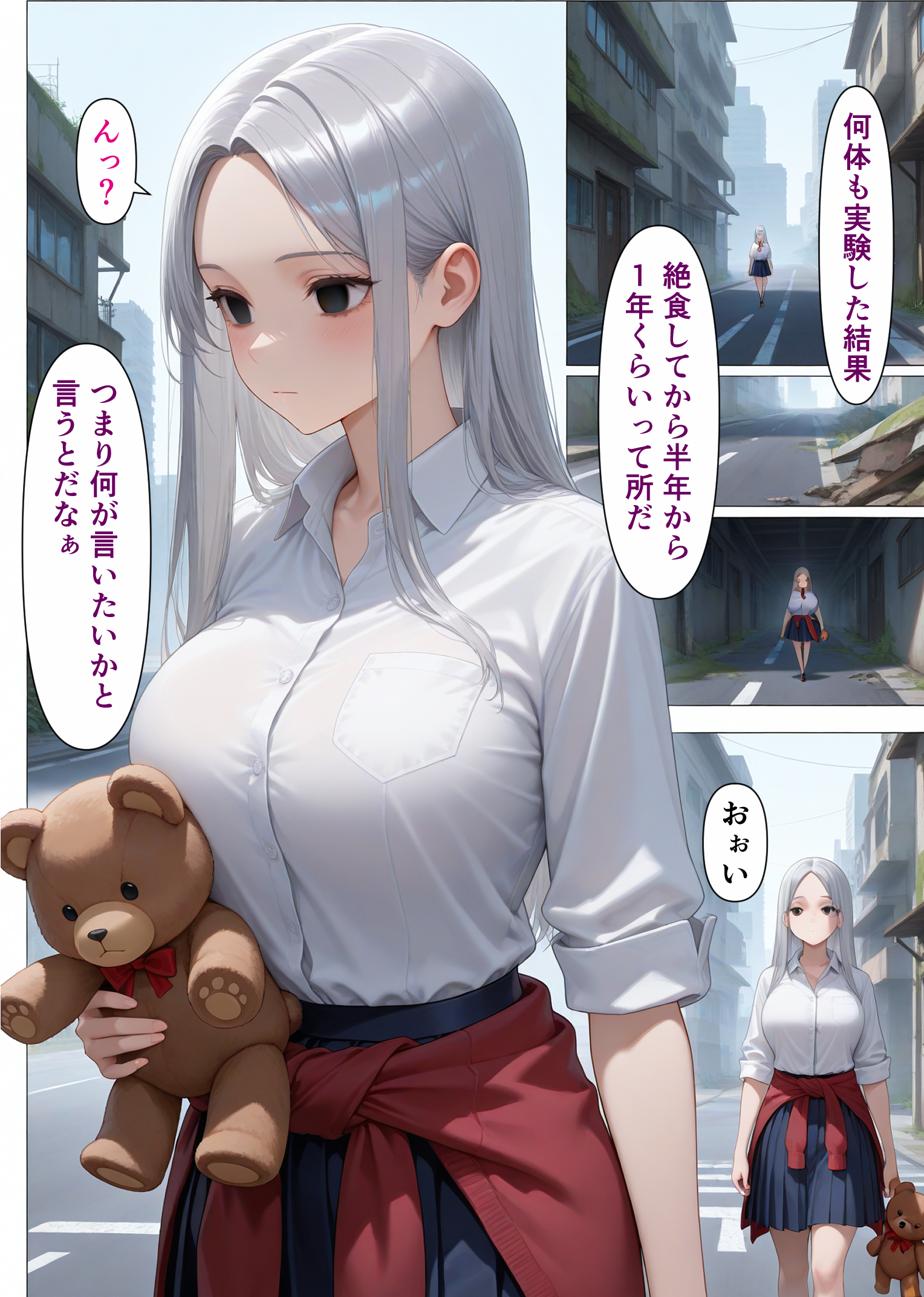 ゾンビによって崩壊した世界で中年おじさんが少女と生き残る 無料立ち読み15