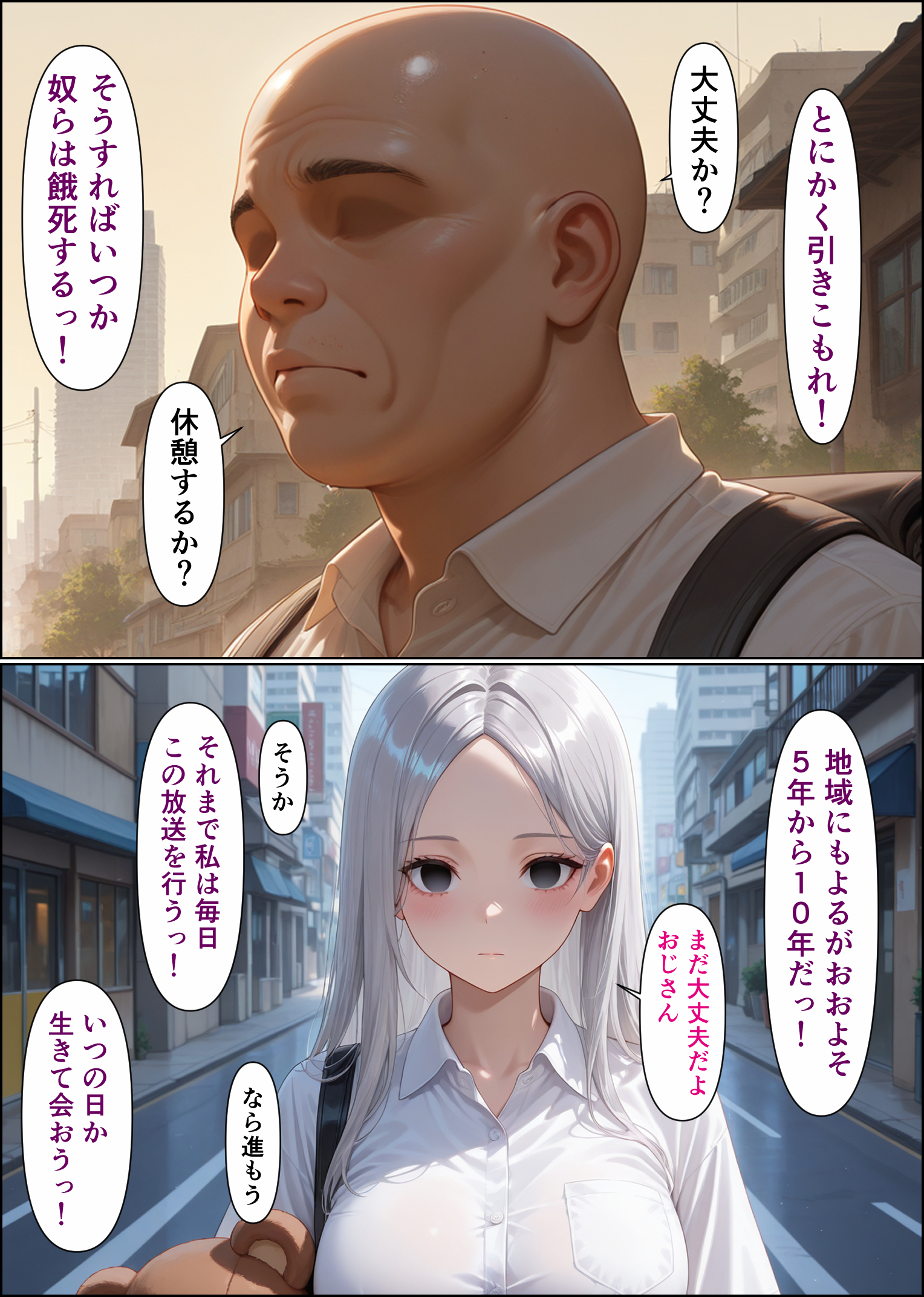 ゾンビによって崩壊した世界で中年おじさんが少女と生き残る 無料立ち読み16