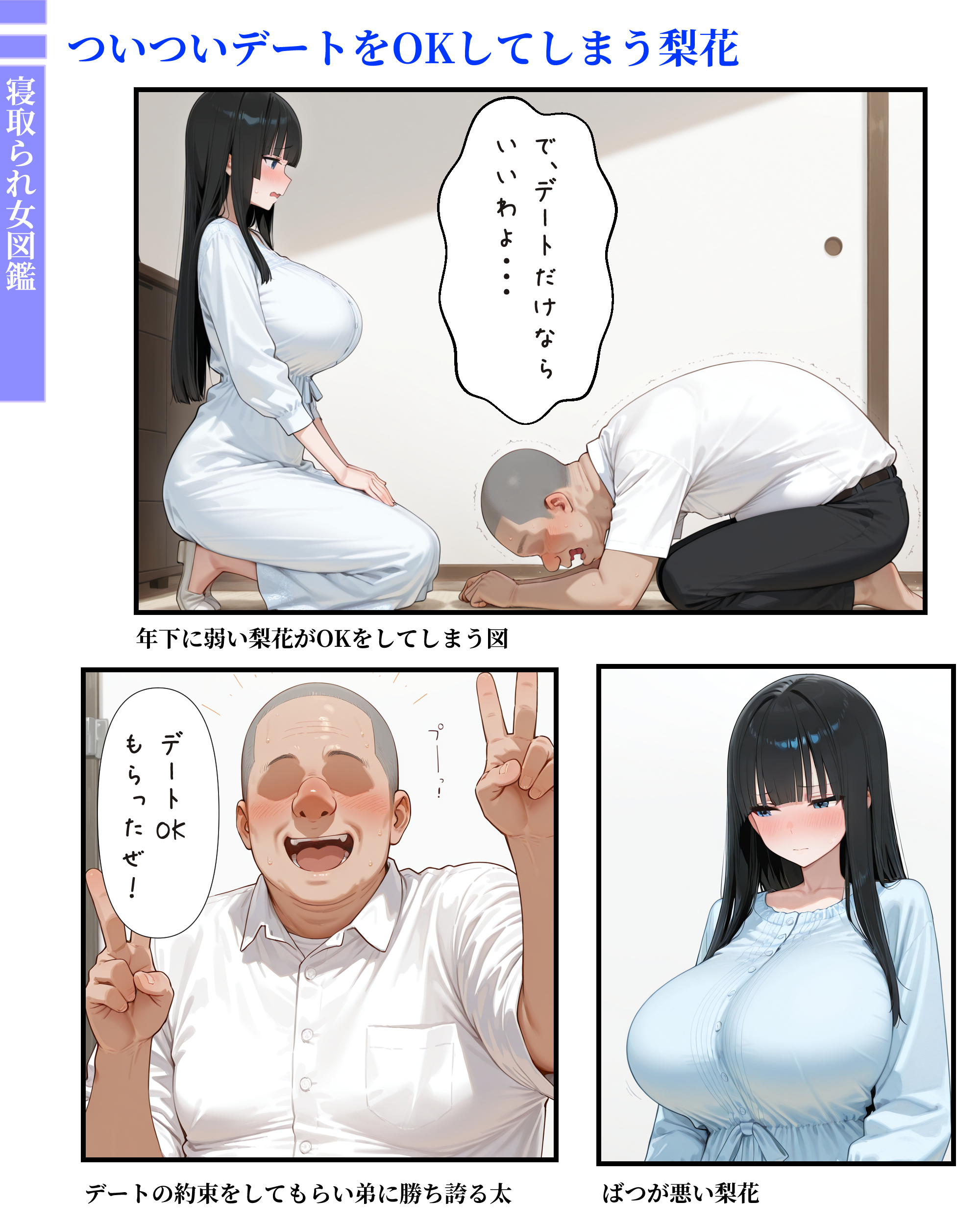 寝取られ女図鑑  梨花 無料立ち読み7