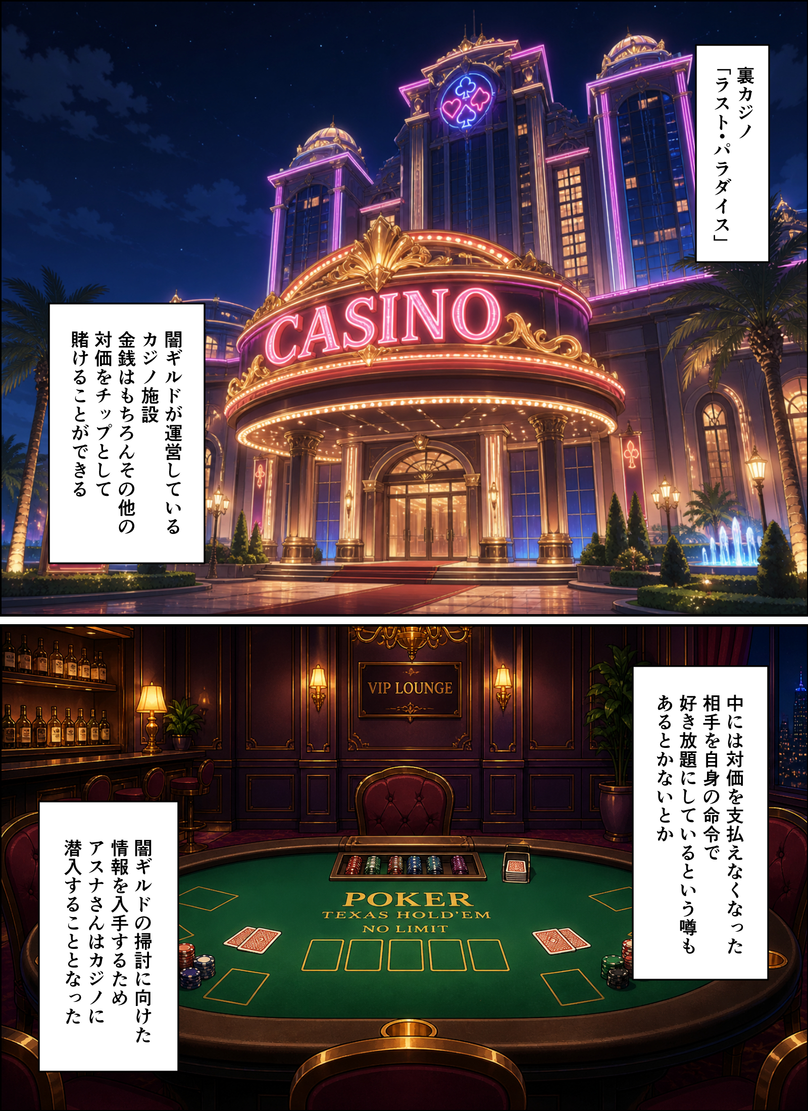 闇カジノで負けた代償、堕ちていくアスナさん 無料立ち読み2