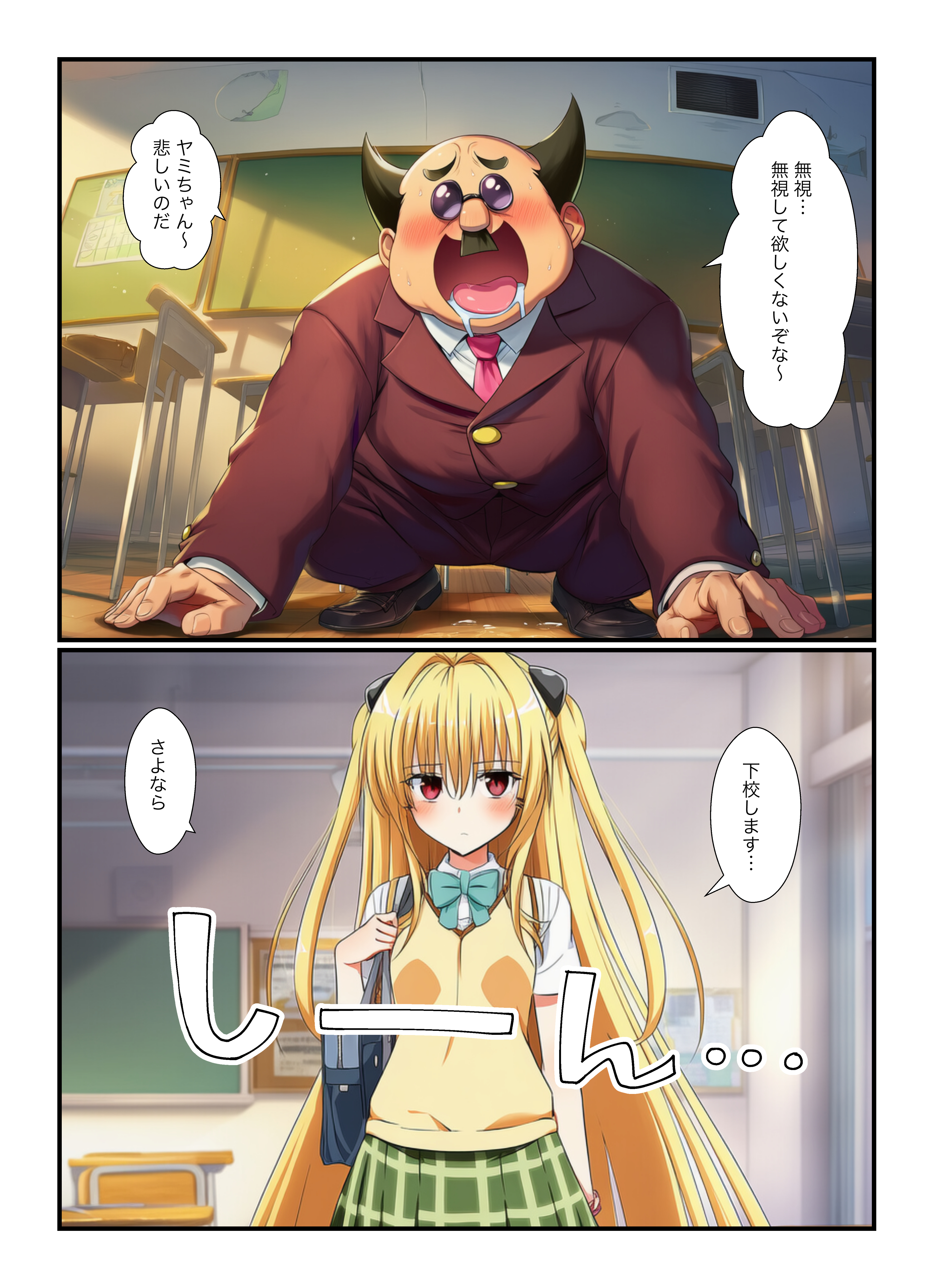 校長の悪巧みで、強●ハーレム、抵抗できないヒロイン達と生ハメ！ヤリ放題！ 無料立ち読み2