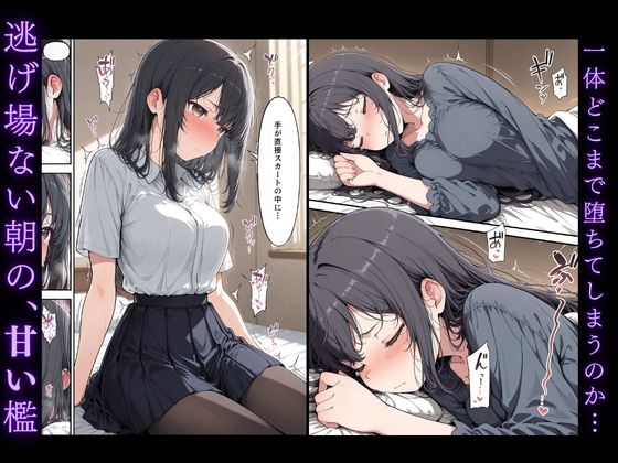 黒髪清楚女子校生が、朝の満員電車で太ももを執拗に撫で回されて痴●された話 無料立ち読み30